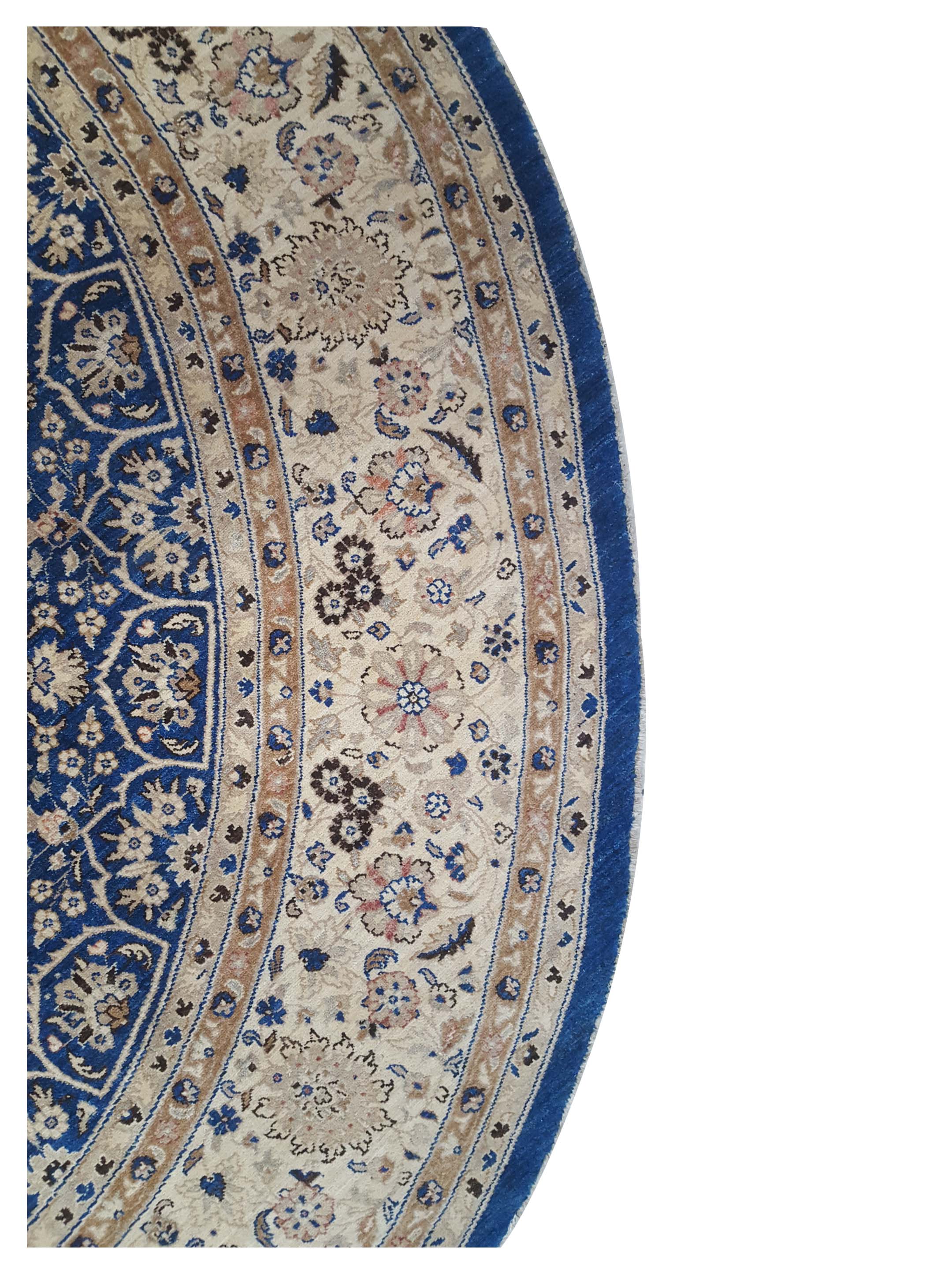 Ziegler Hand Knotted Blue 14x14 - Image 2 of 3