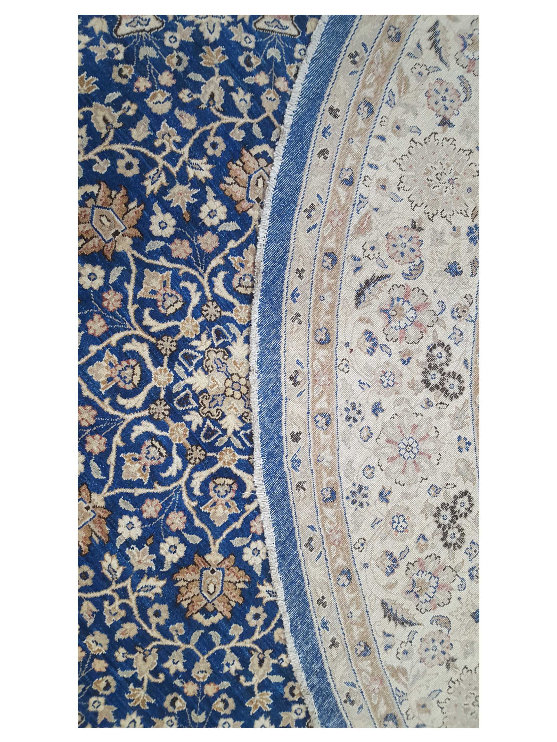 Ziegler Hand Knotted Blue 14x14 - Image 3 of 3