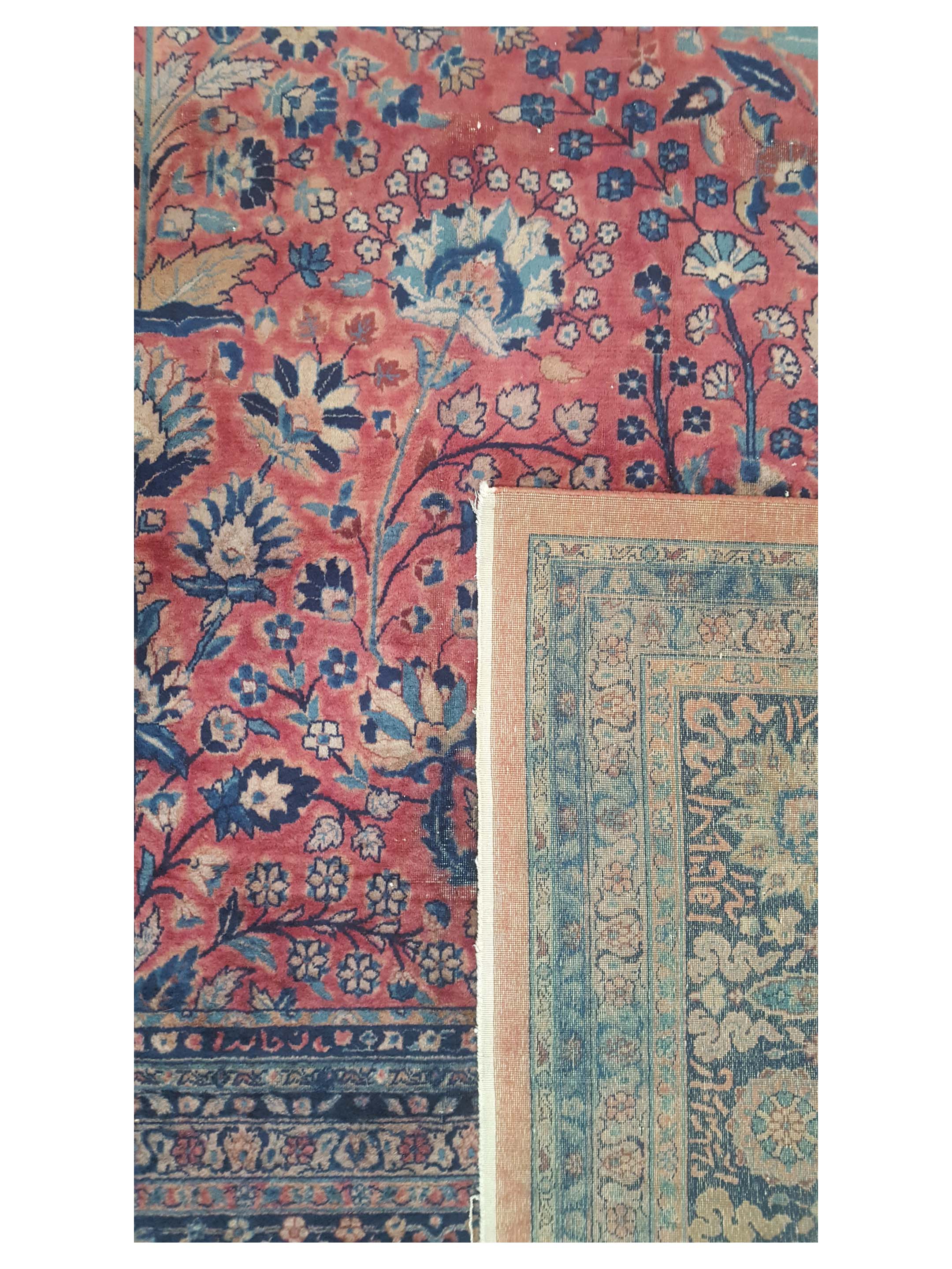 Antique Kashan Rust 10x14 - Image 3 of 3