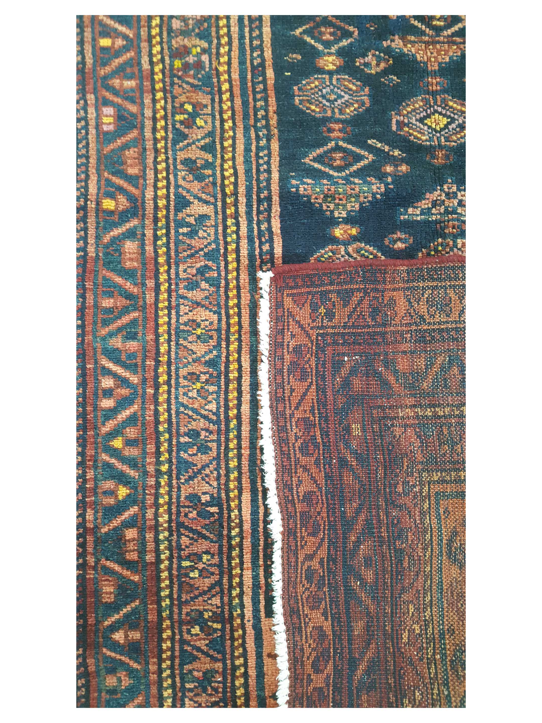 Hamadan Antique Navy 5x7 - Image 3 of 3