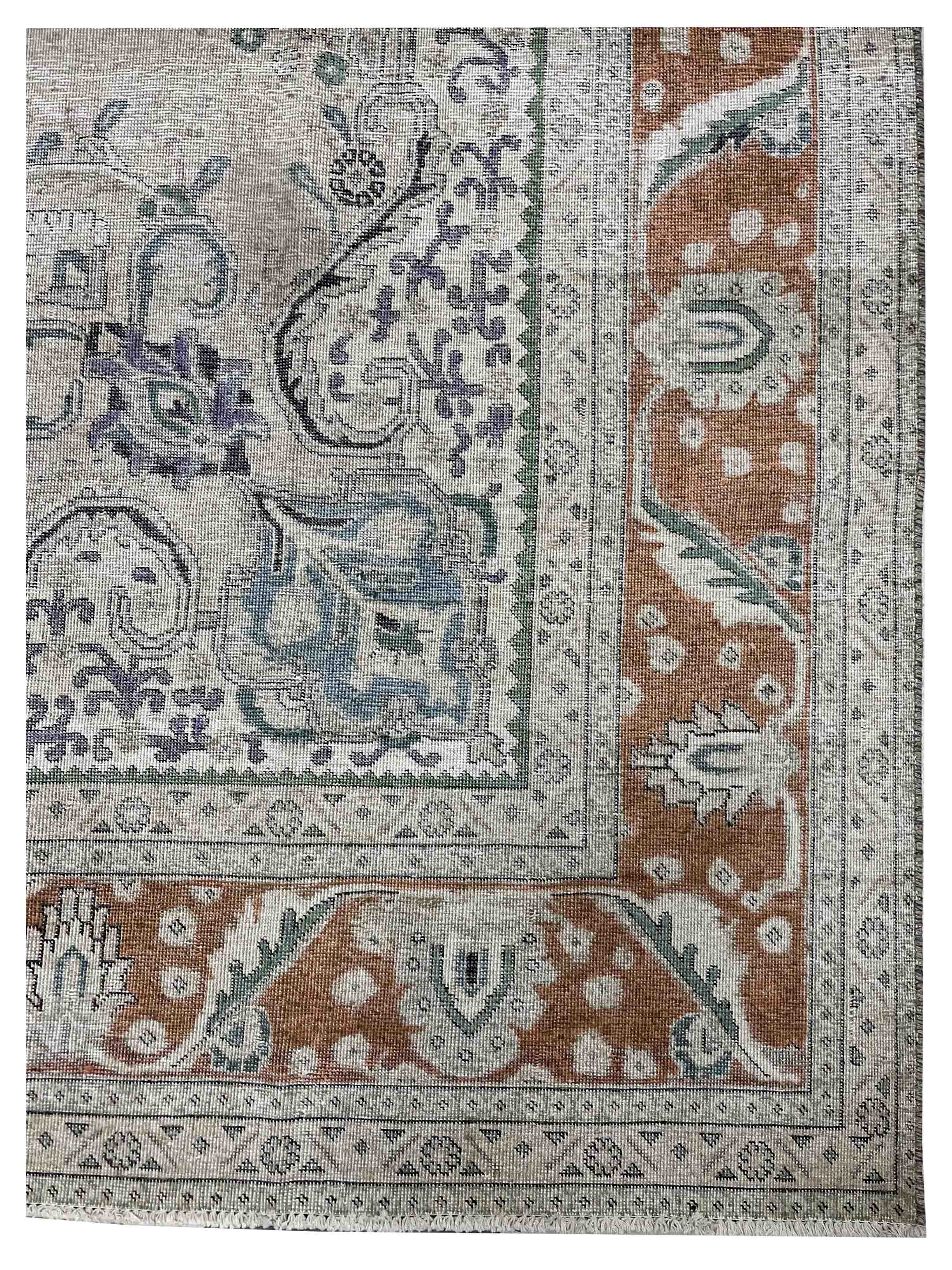 Vintage Artisan Hand Knotted Beige 10x13 - Image 2 of 3