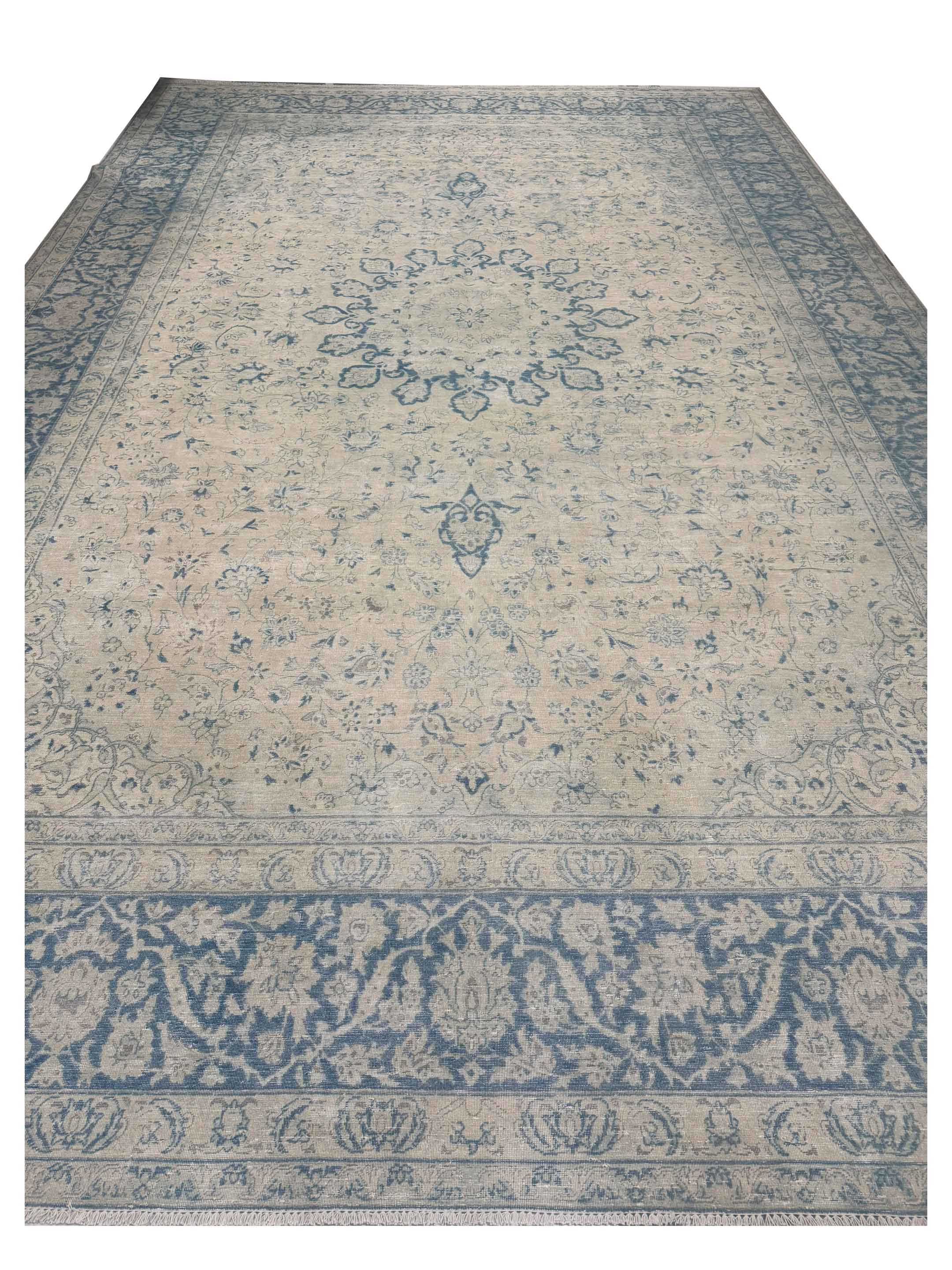 Vintage Hand Knotted Beige 11x17 - Image 2 of 5