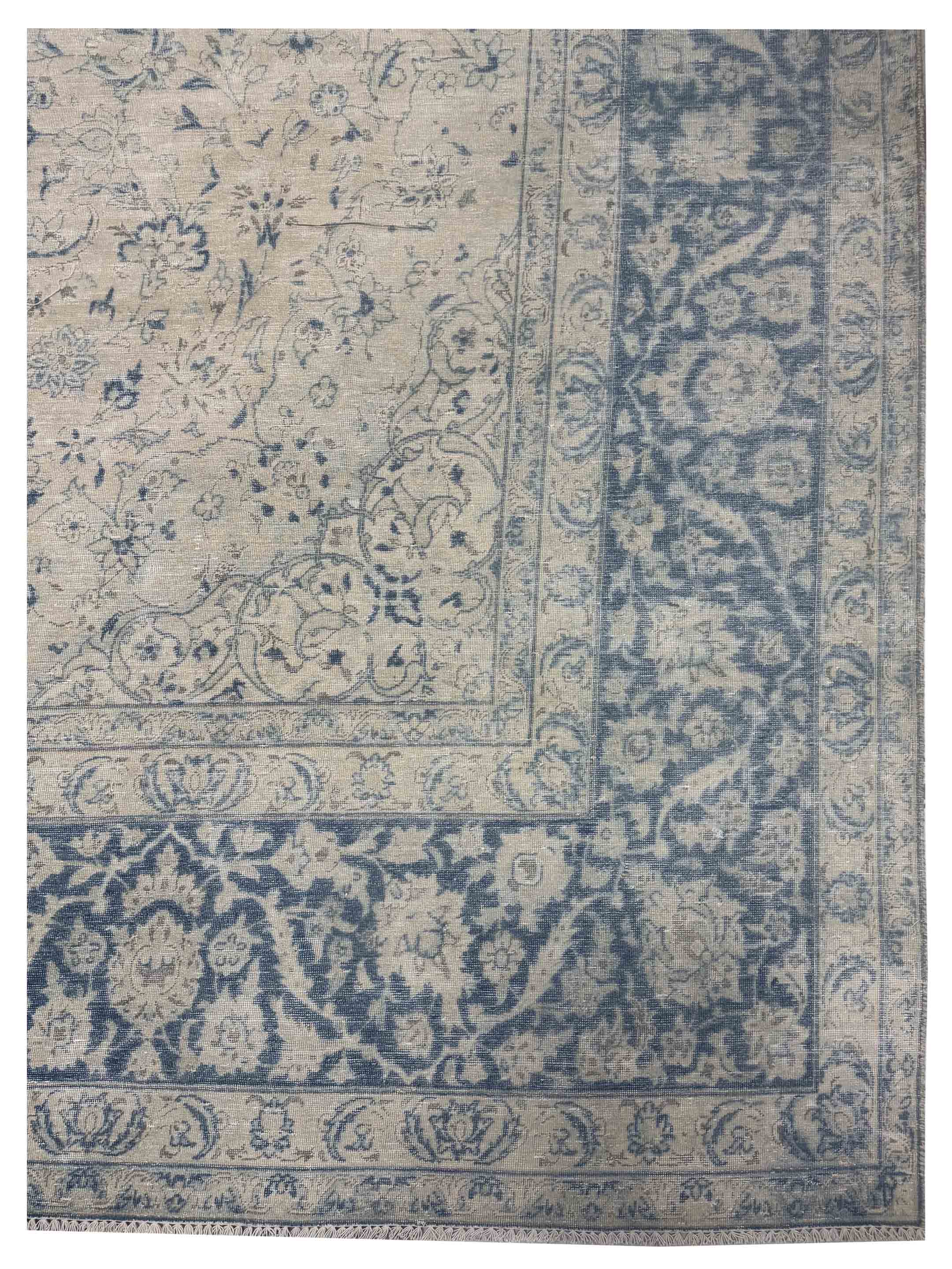 Vintage Hand Knotted Beige 11x17 - Image 4 of 5