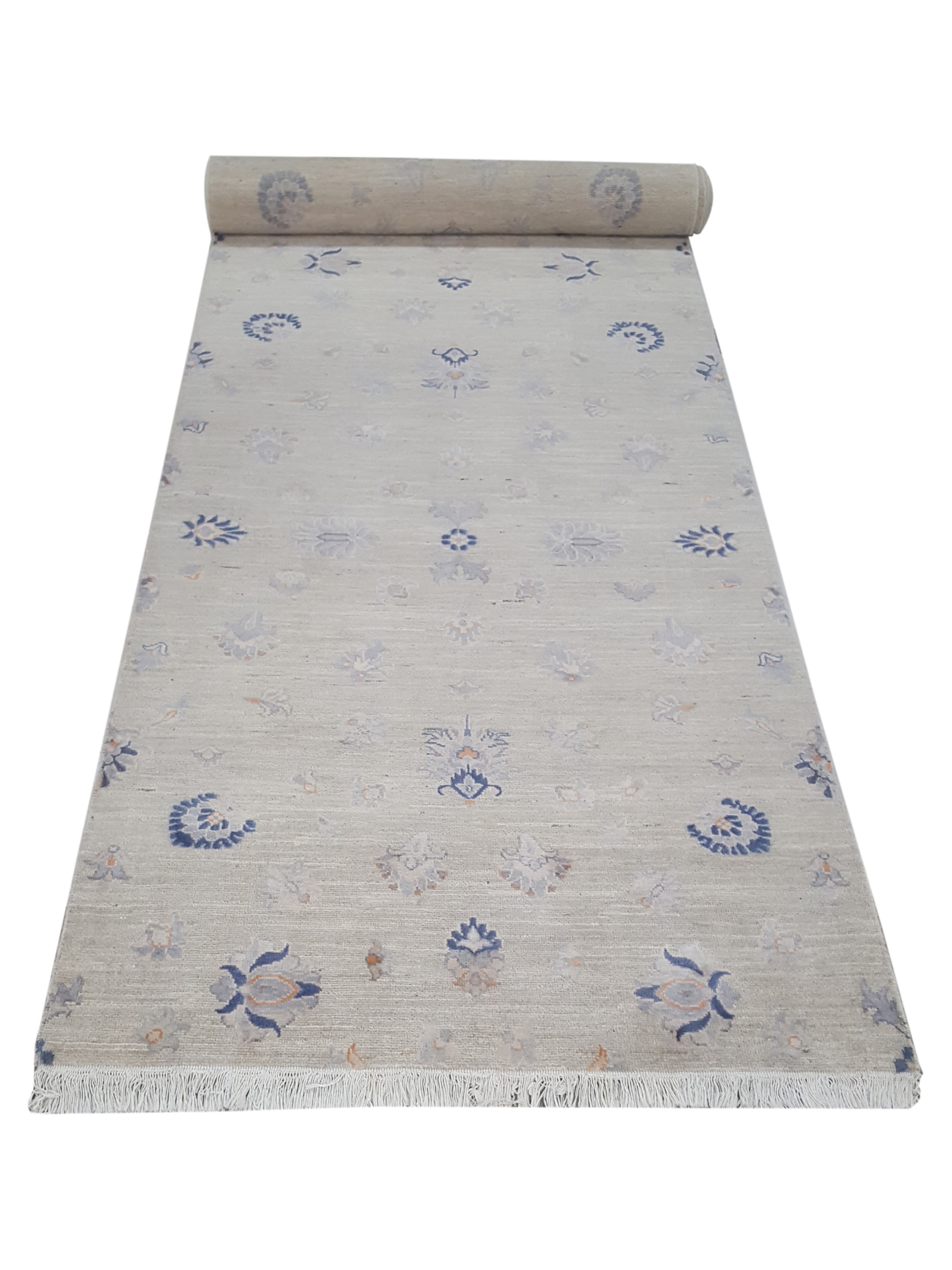 Ziegler Silk Route Hand Knotted Ivory 4x20