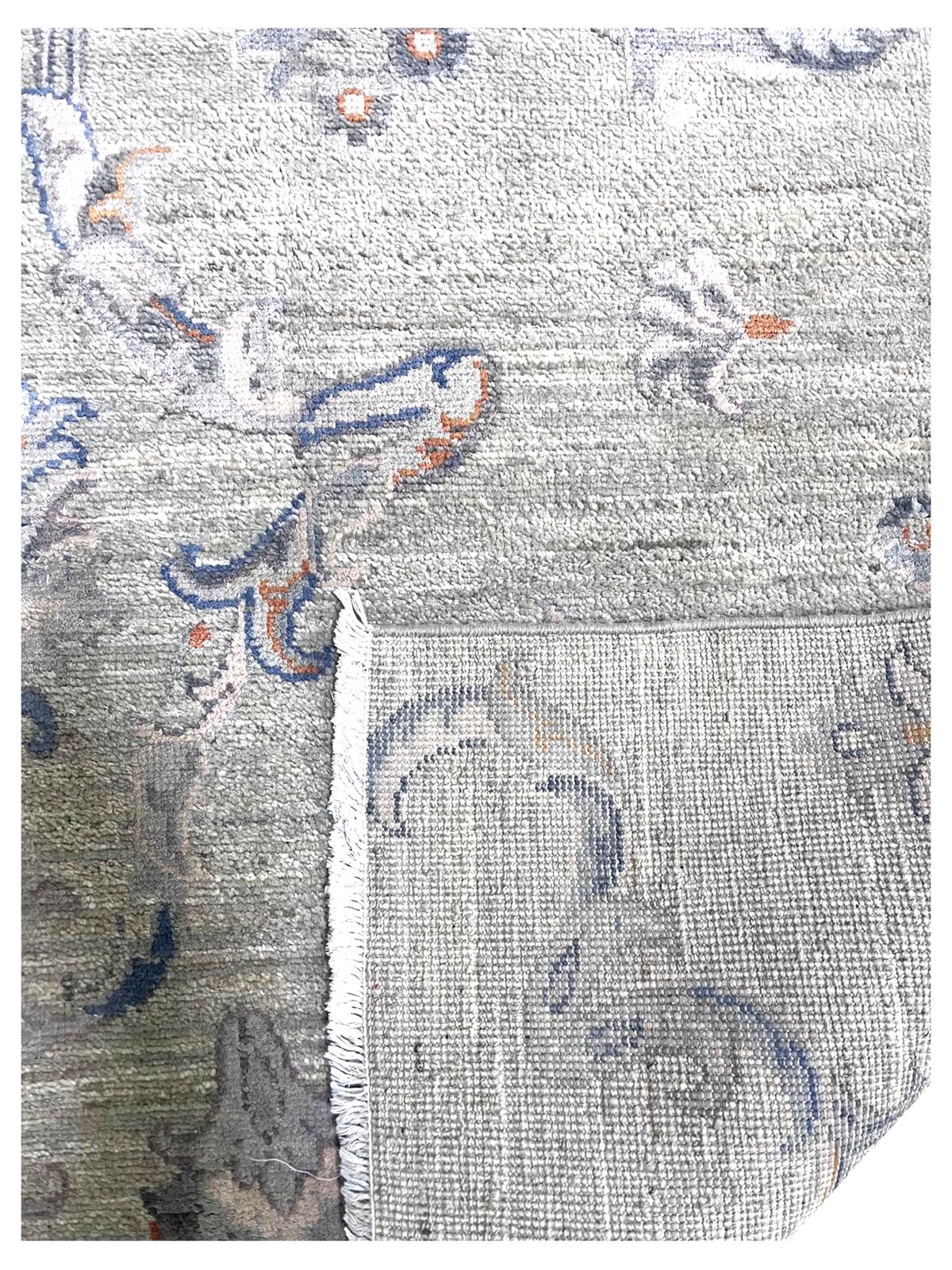 Ziegler Silk Route Hand Knotted Ivory 2.6x4 - Image 3 of 3