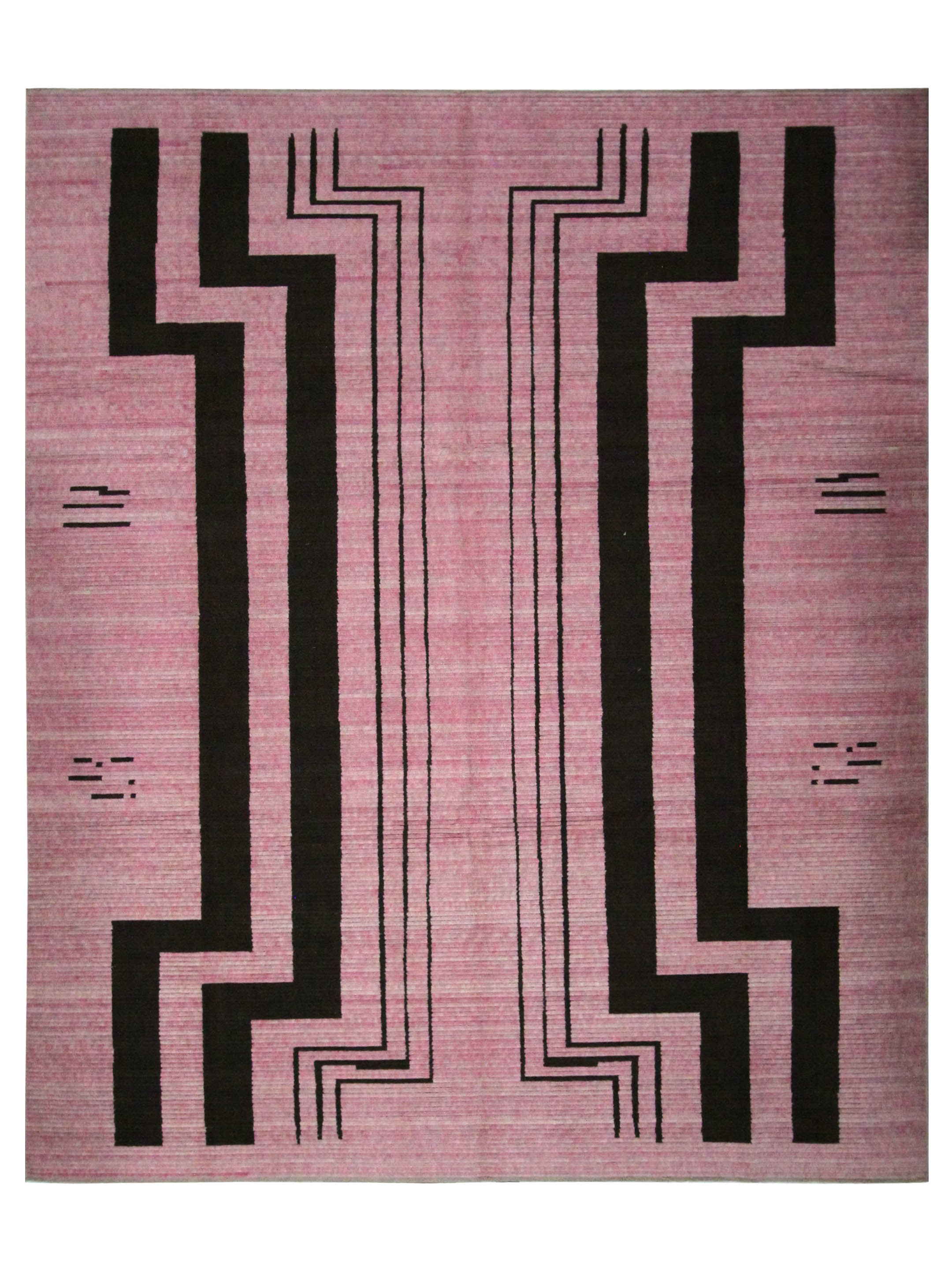 Moroccan Hand Knotted Pink 10x12