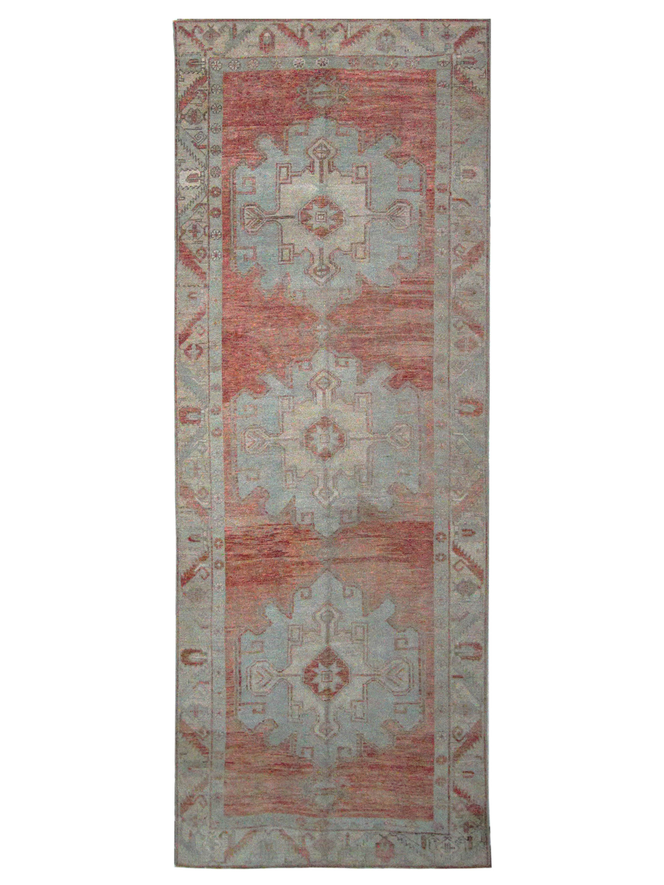Anatolian Hand Knotted Orange 4x12