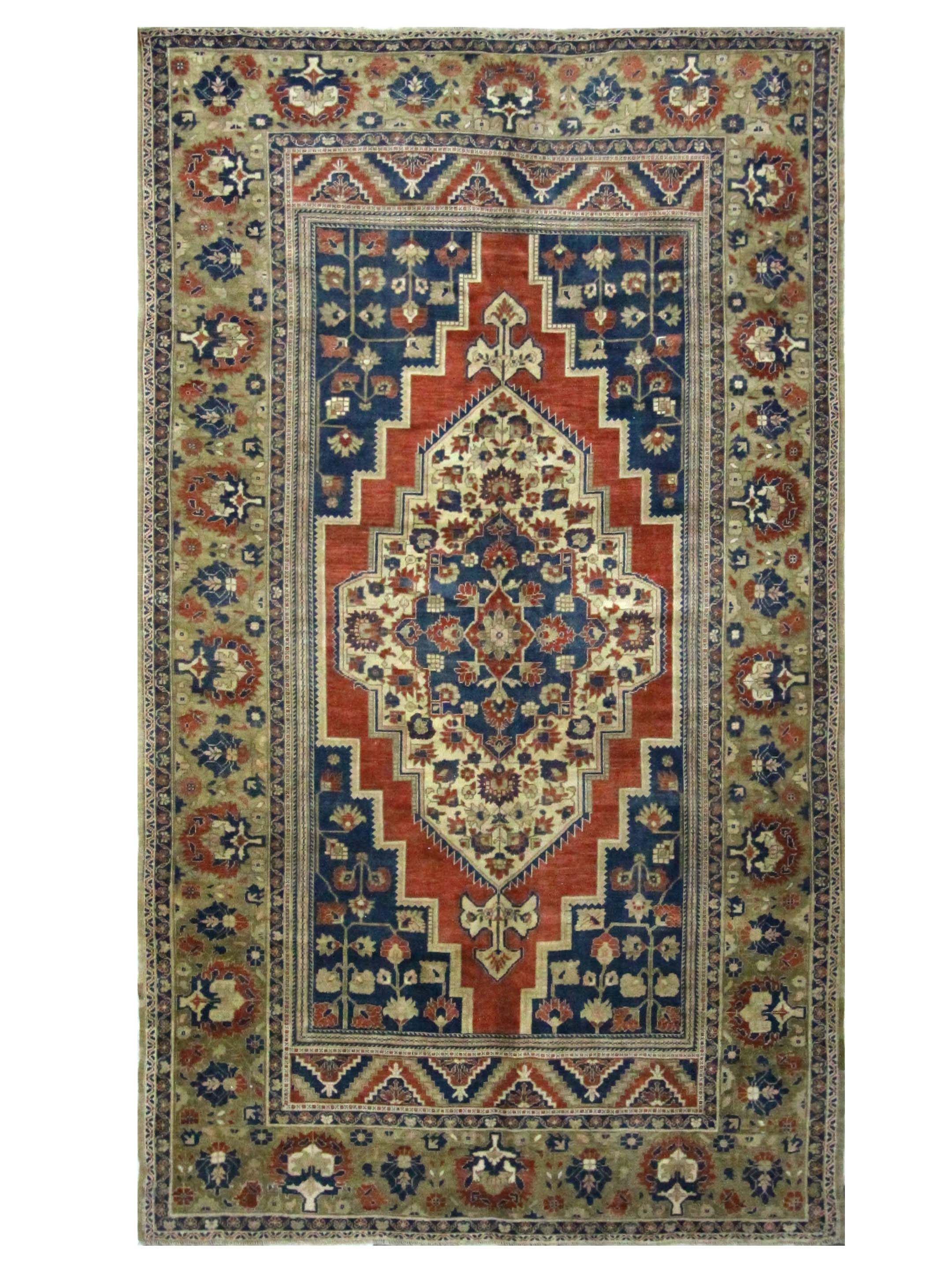 Anatolian Hand Knotted Rust 7x12