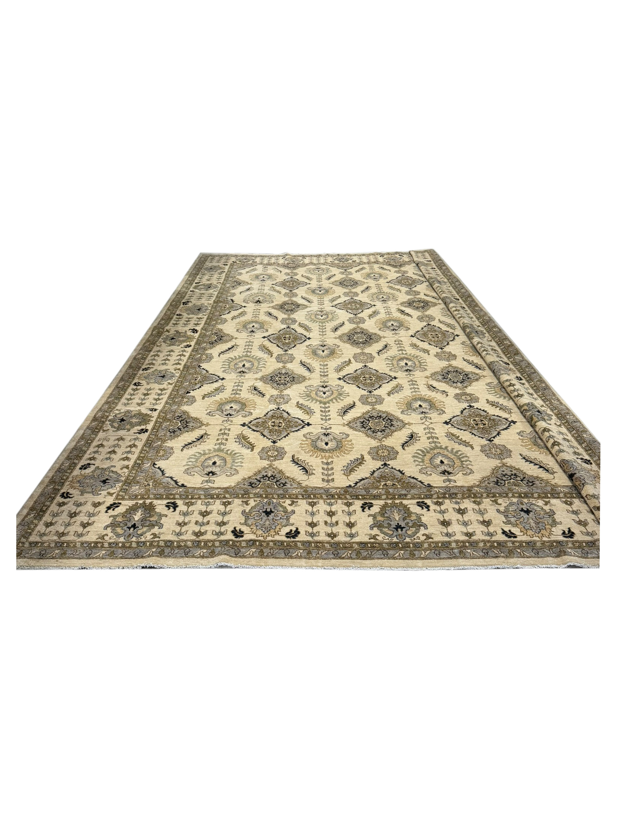 Ziegler Hand Knotted Ivory 13x20 - Image 3 of 6