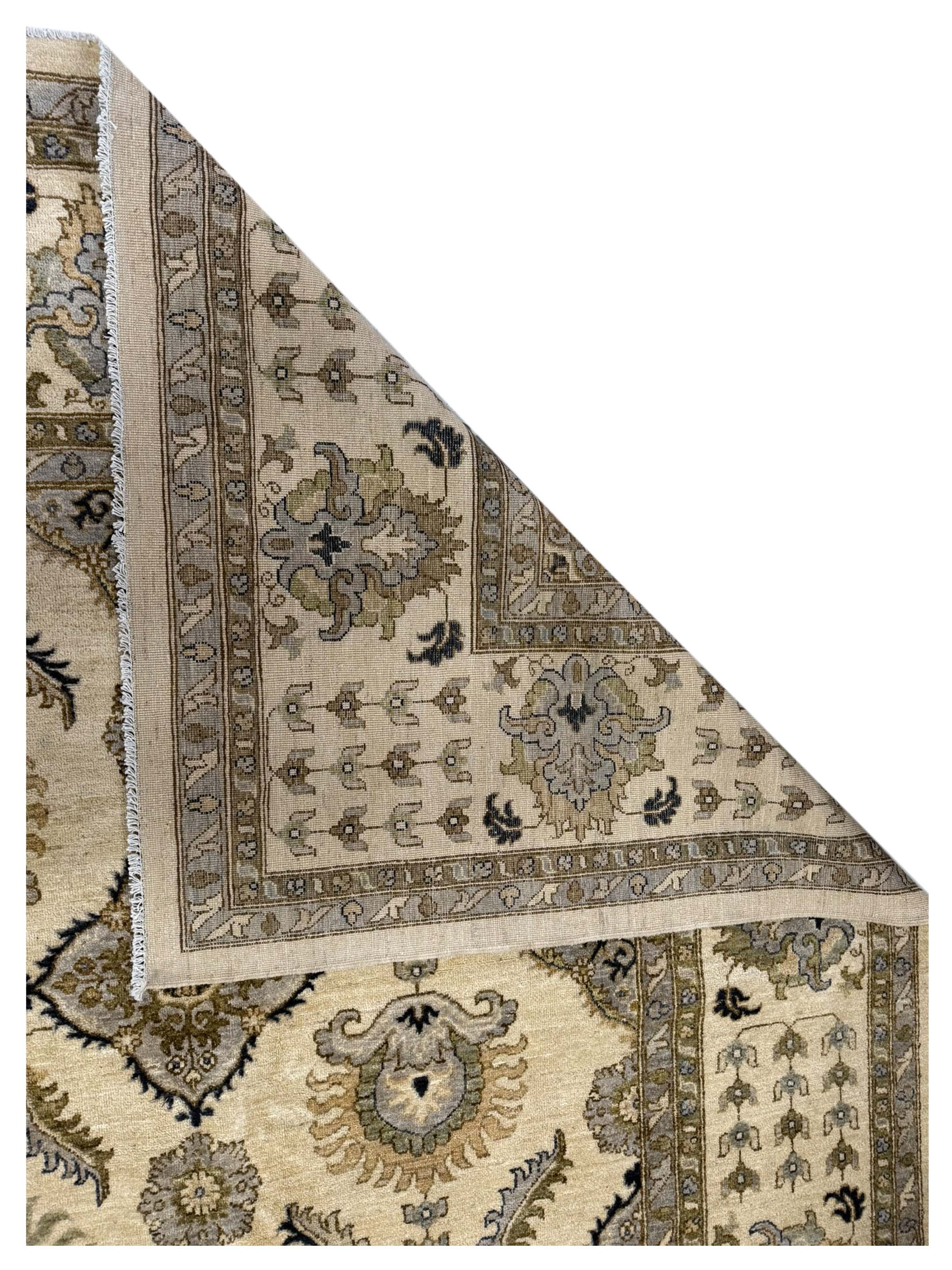Ziegler Hand Knotted Ivory 13x20 - Image 4 of 6