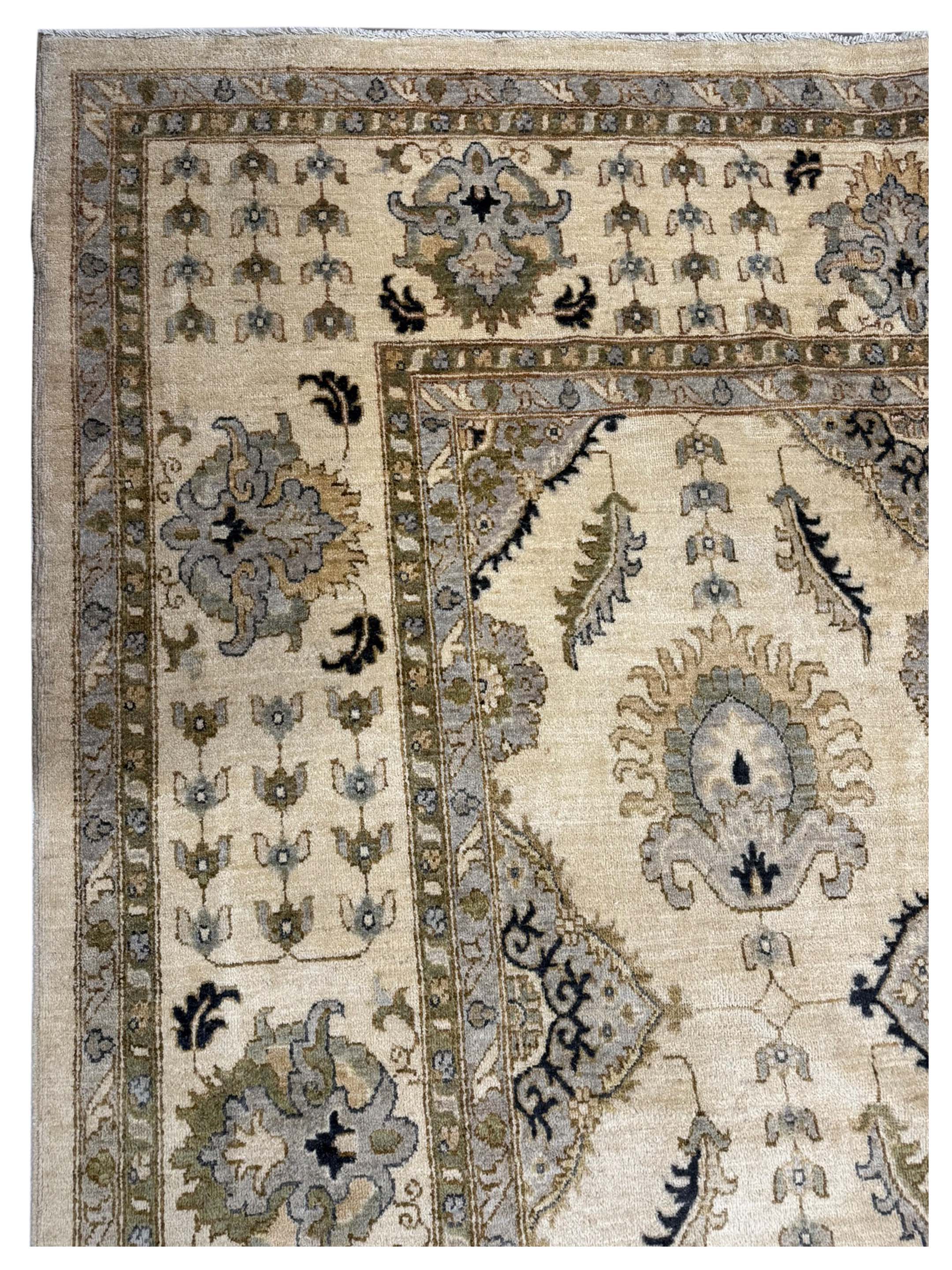 Ziegler Hand Knotted Ivory 13x20 - Image 6 of 6
