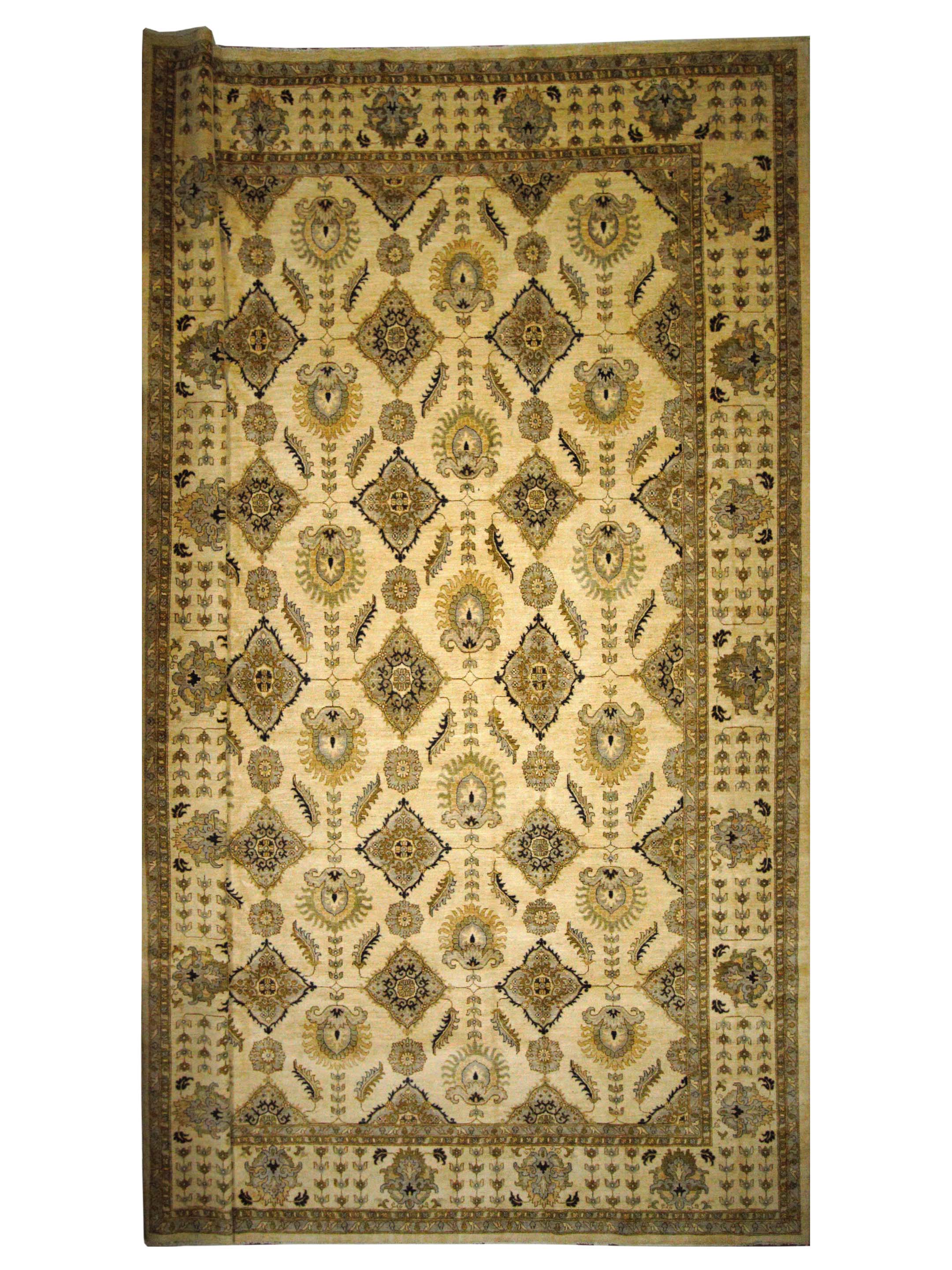 Ziegler Hand Knotted Ivory 13x20