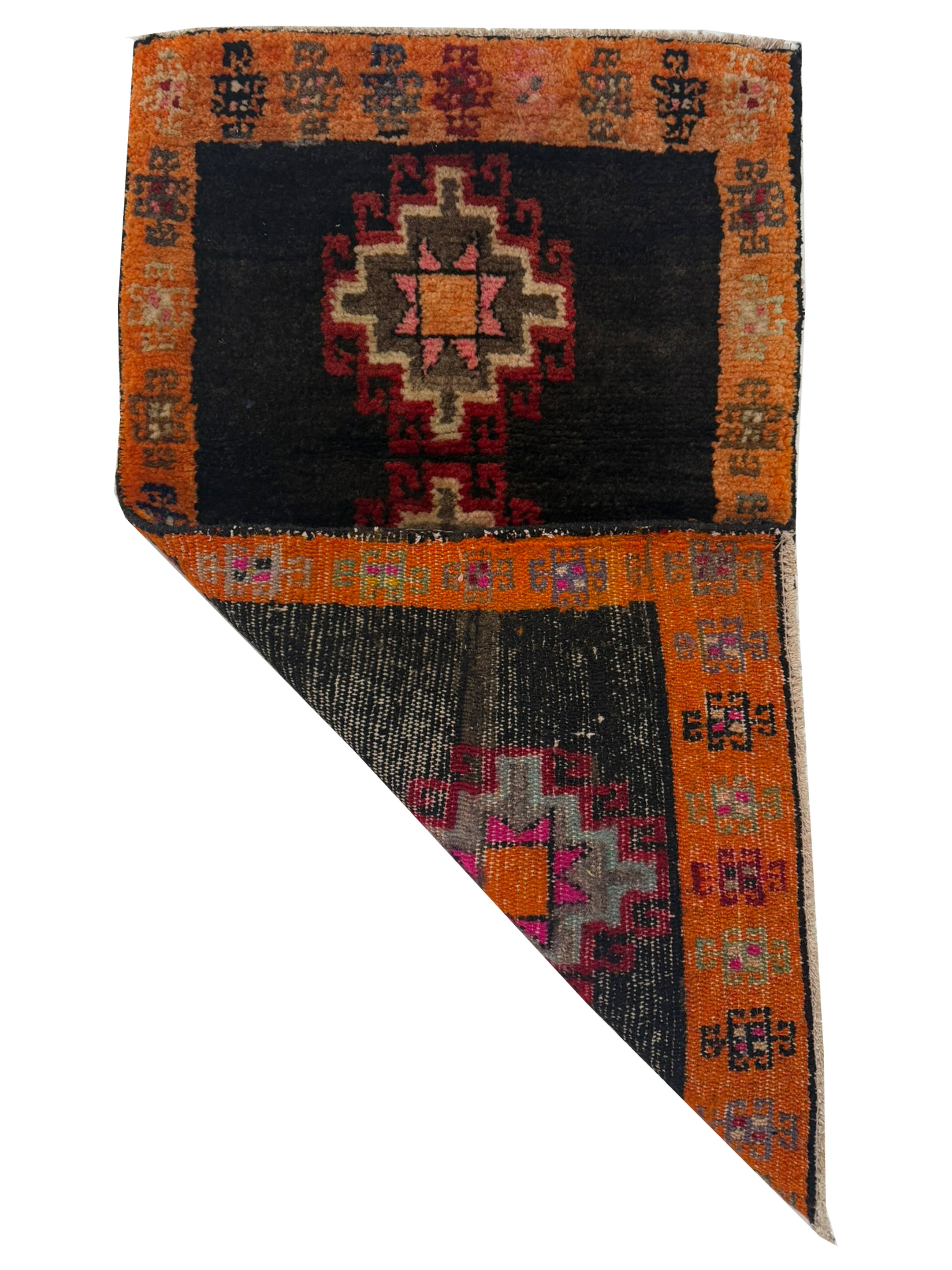 Anatolian Hand Knotted Brown 2x3 - Image 2 of 2