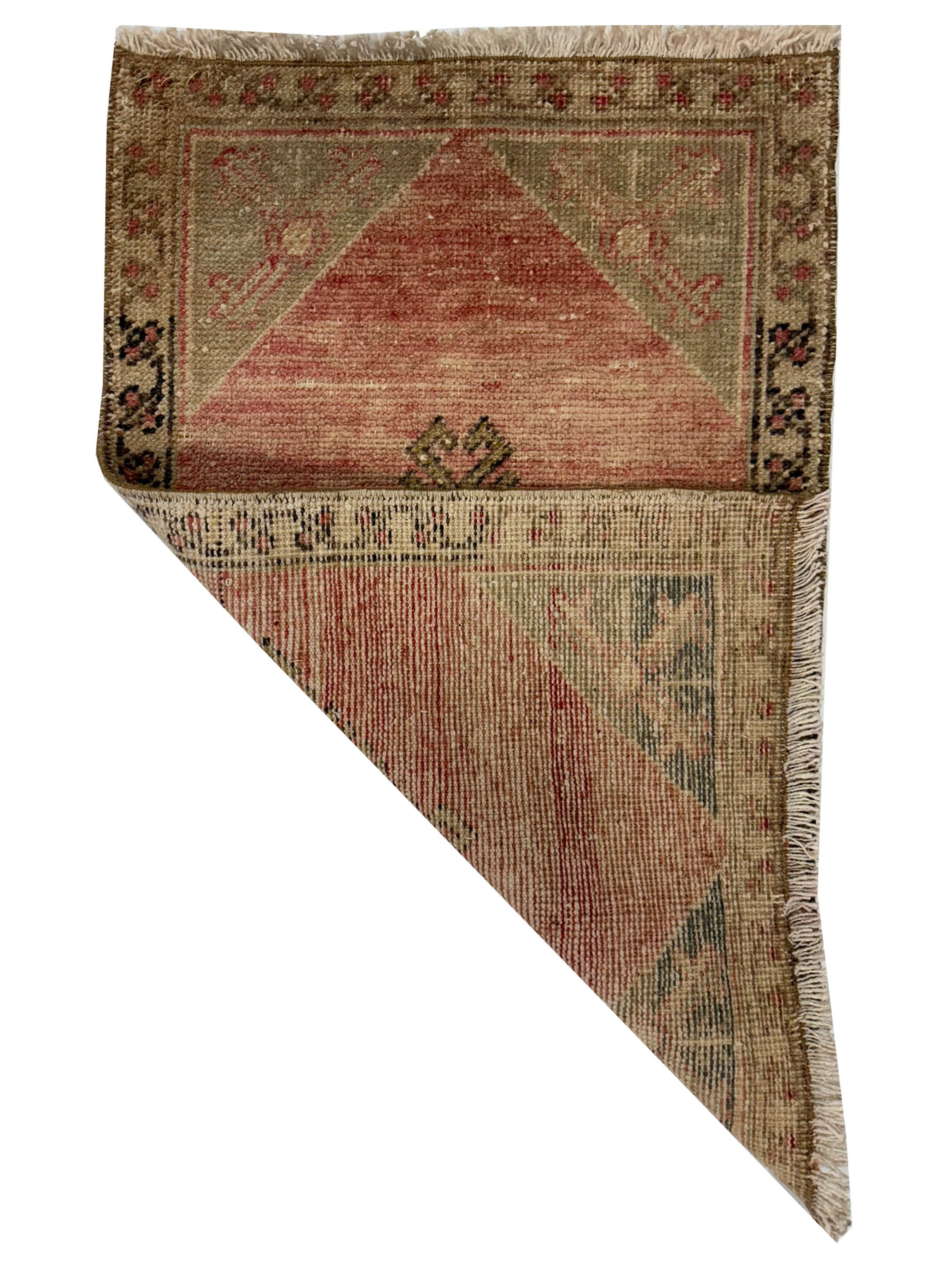 Anatolian Hand Knotted Orange 2x3 - Image 2 of 2