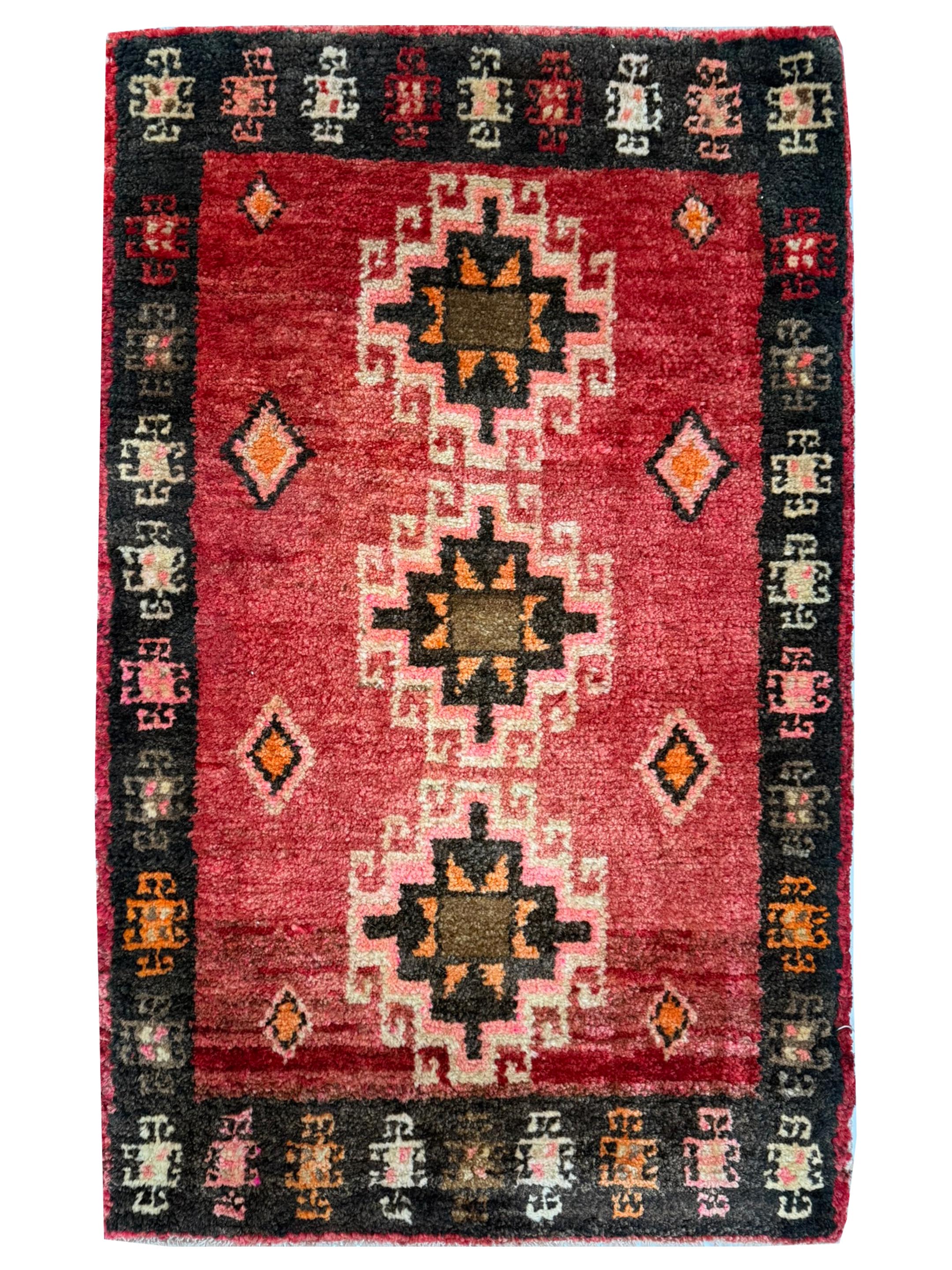 Anatolian Hand Knotted Rust 2x3