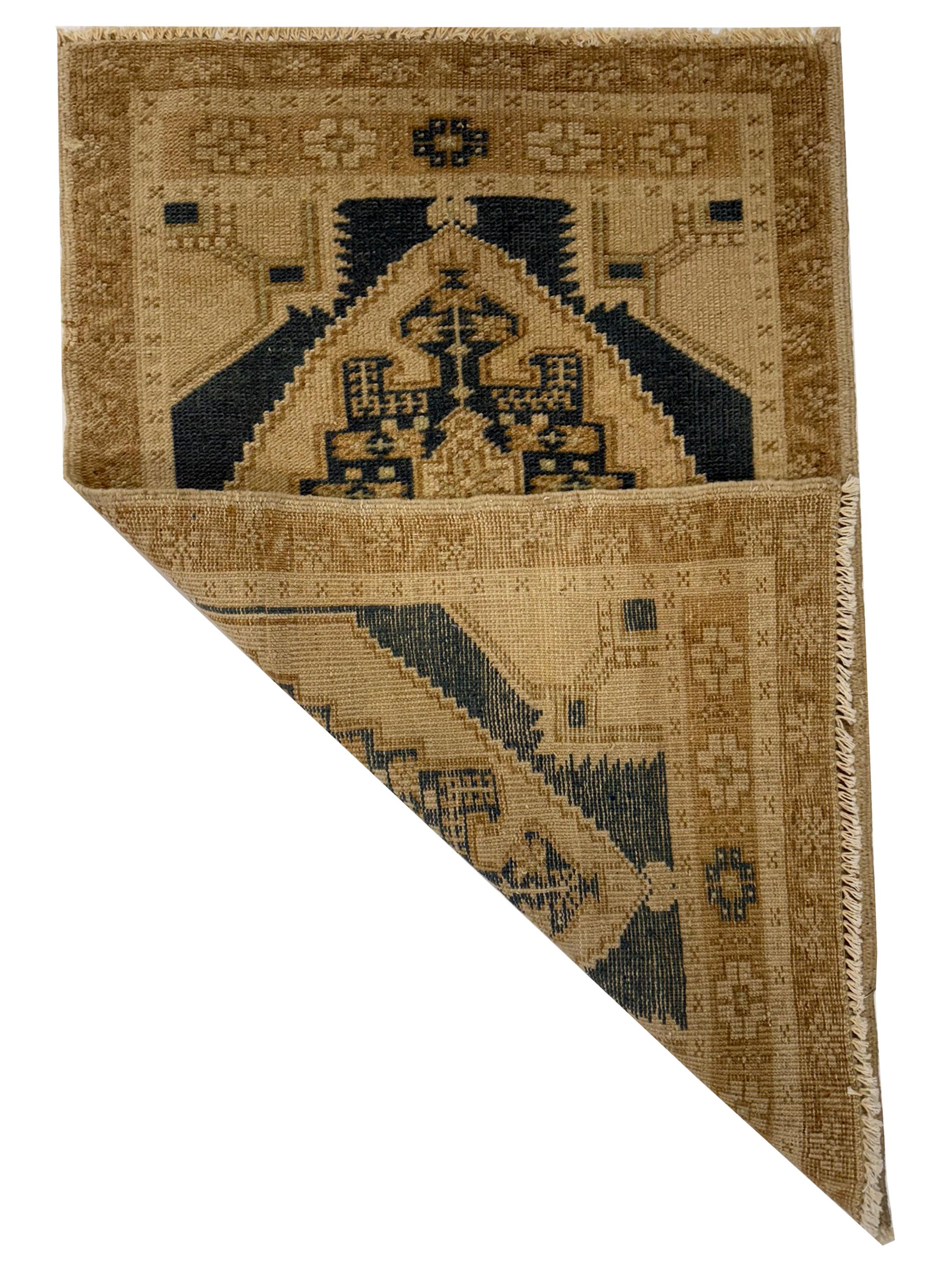 Anatolian Hand Knotted Teal 2x3 - Image 2 of 2