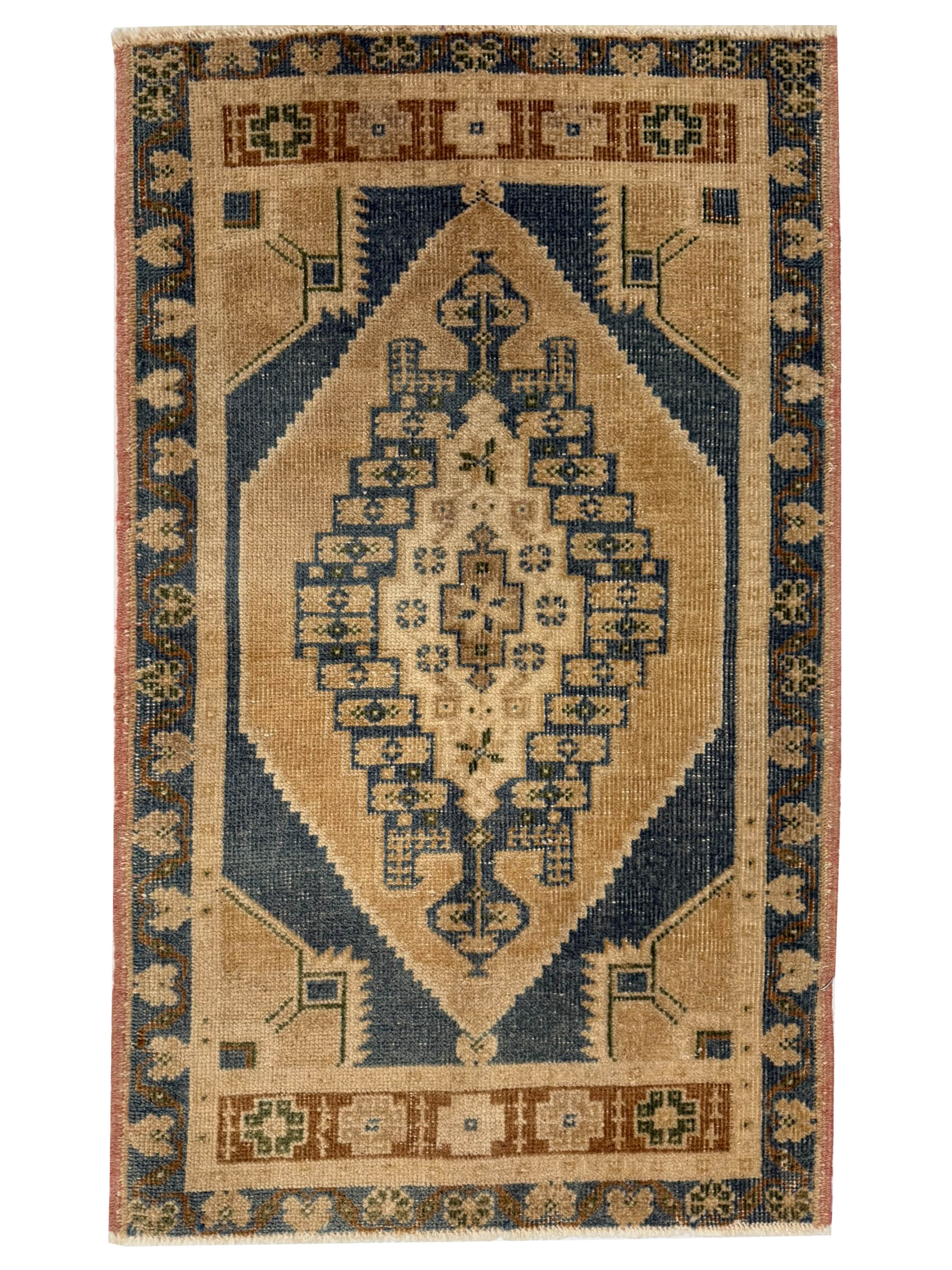 Anatolian Hand Knotted Teal 2x3