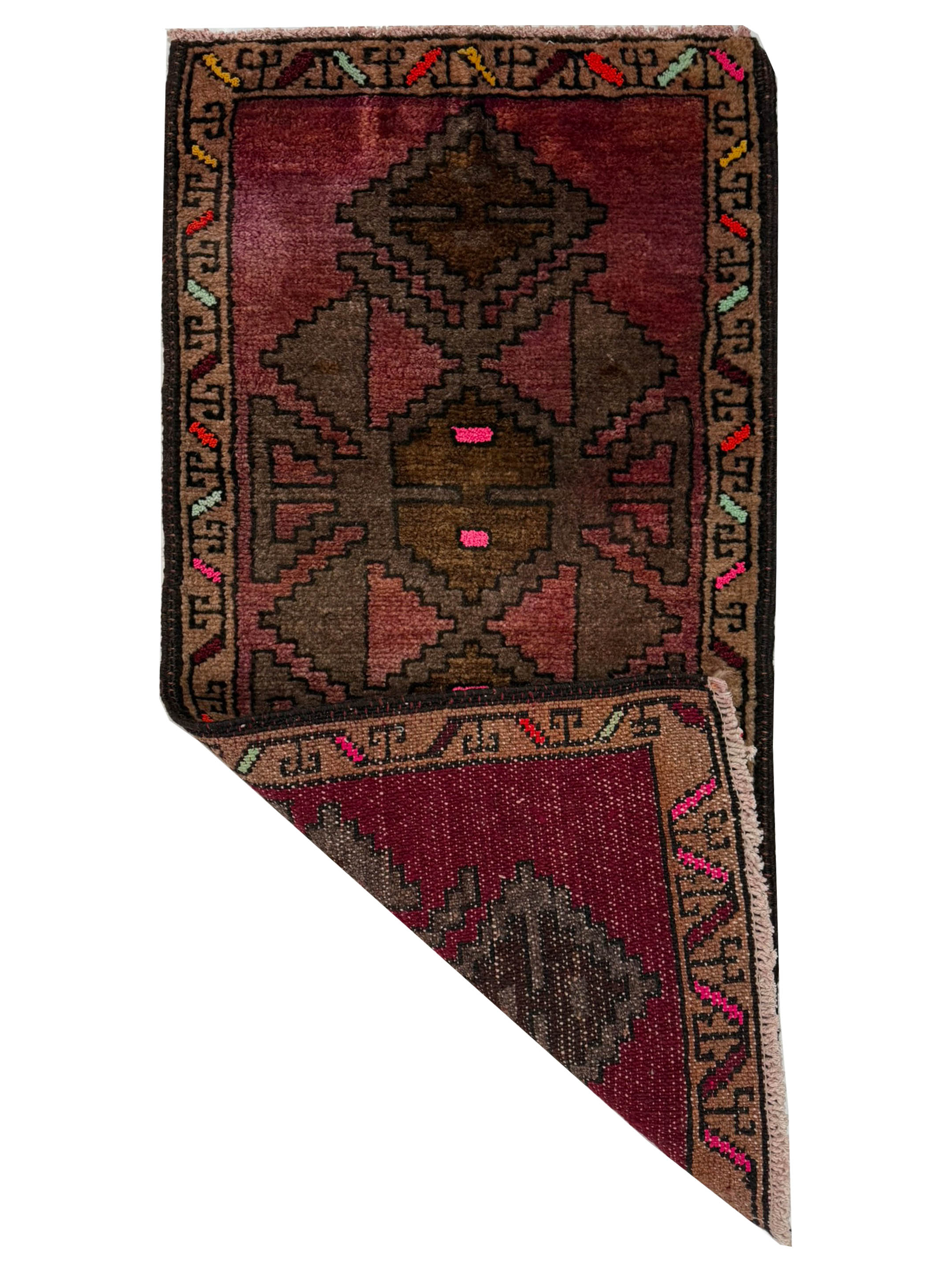 Anatolian Hand Knotted Rust 2x3 - Image 2 of 2