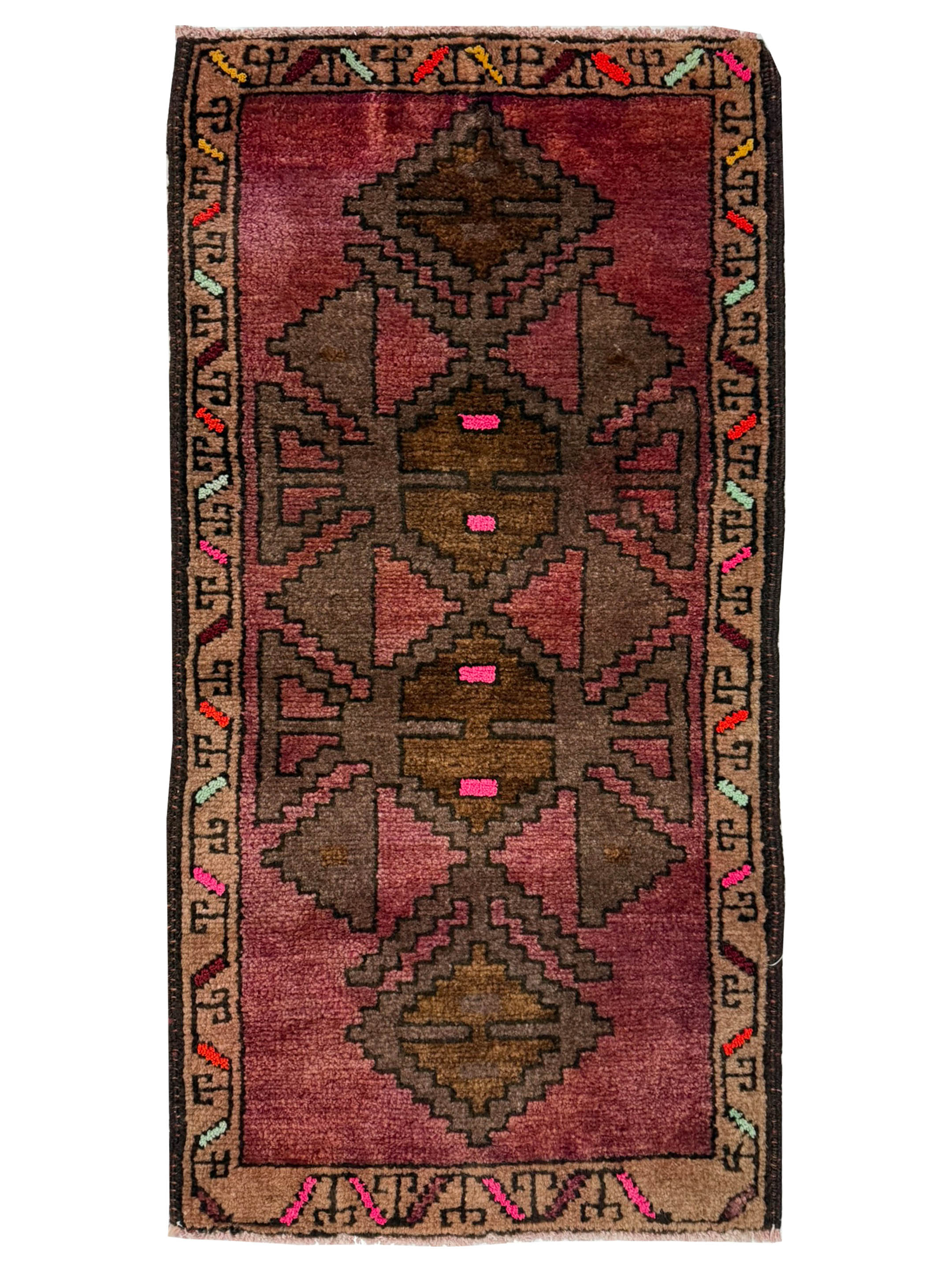 Anatolian Hand Knotted Rust 2x3