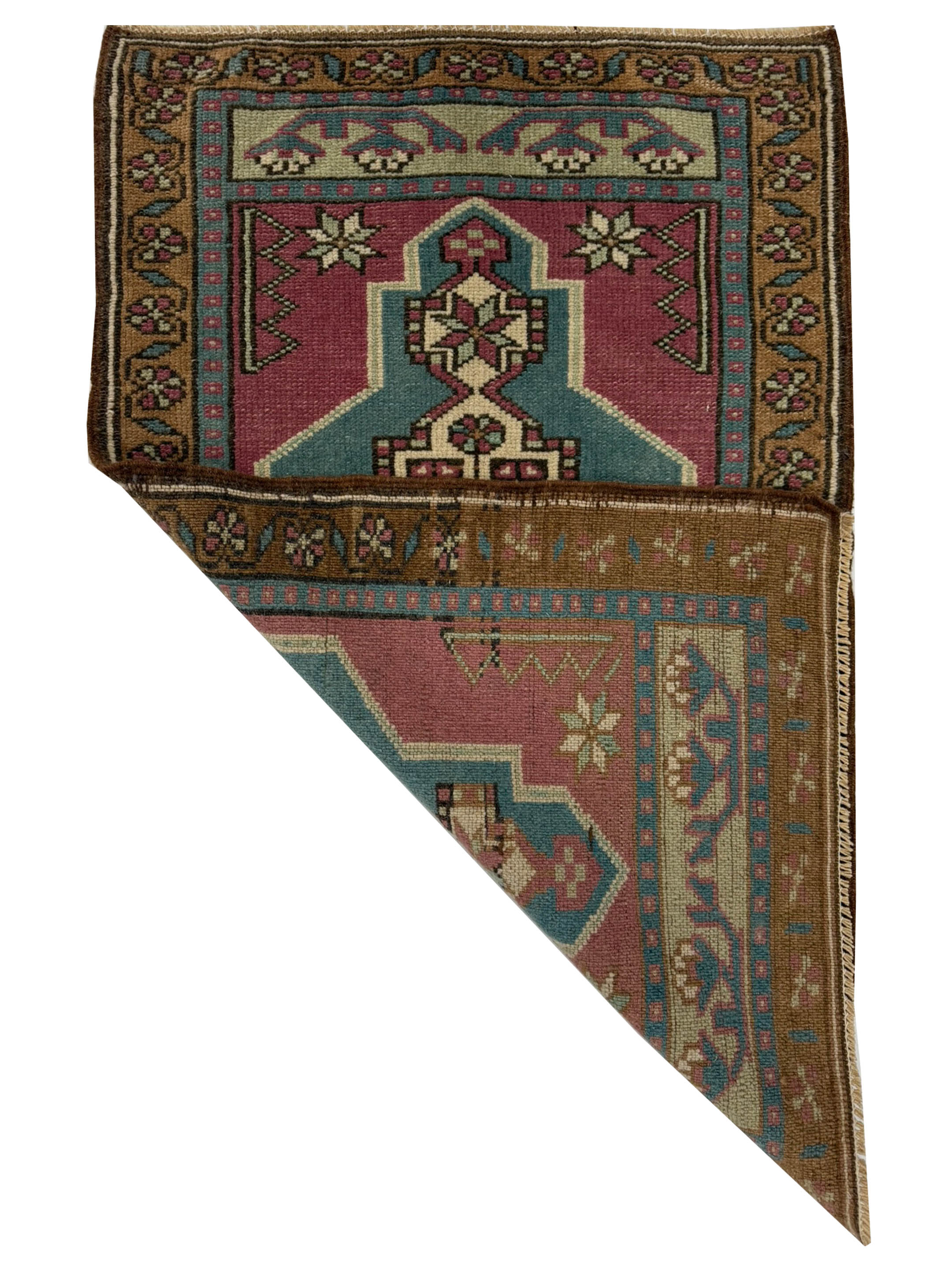 Anatolian Hand Knotted Teal 2x3 - Image 2 of 2