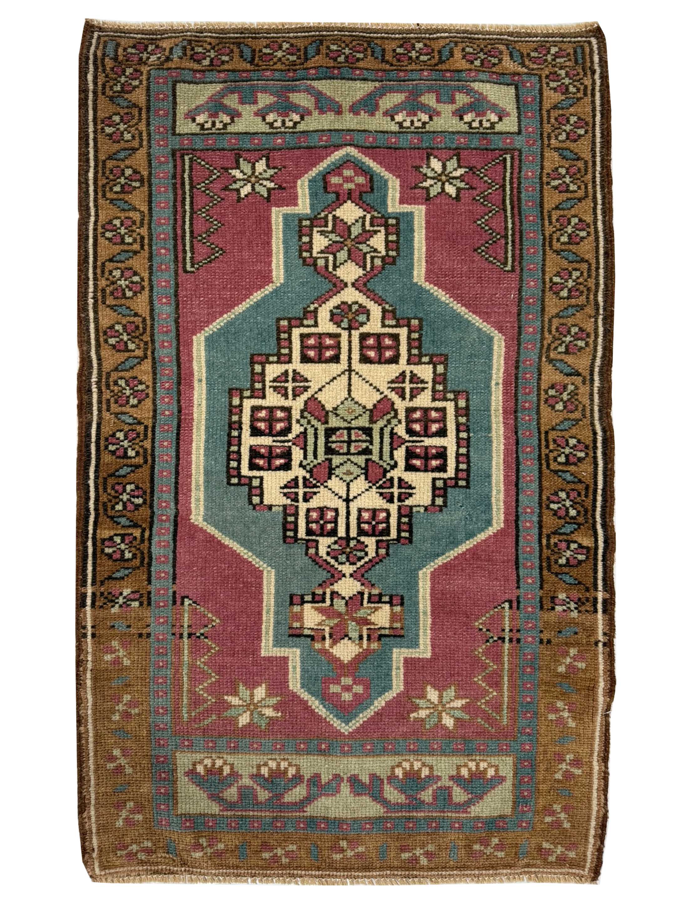 Anatolian Hand Knotted Teal 2x3