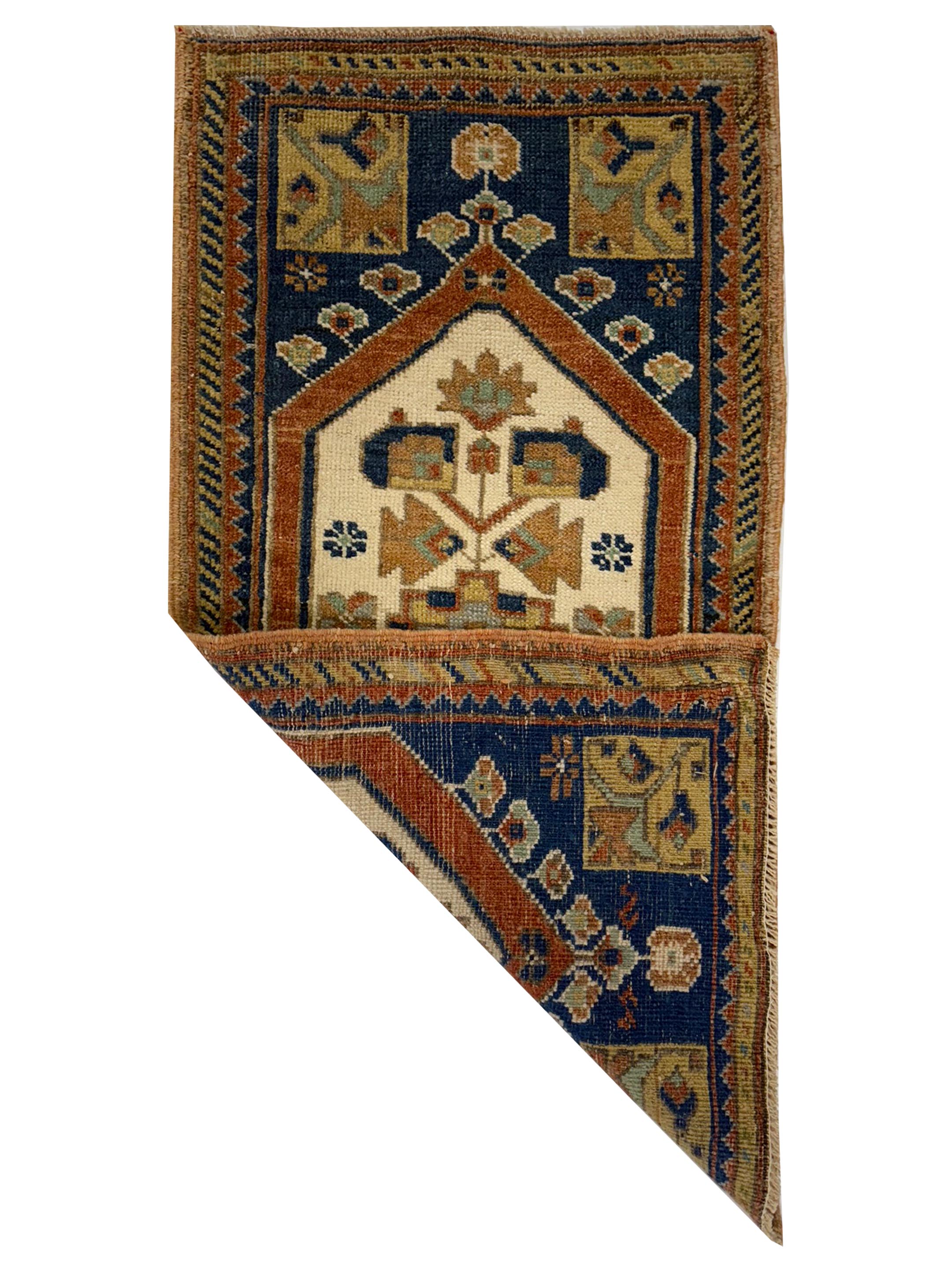 Anatolian Hand Knotted Ivory 2x3 - Image 2 of 2