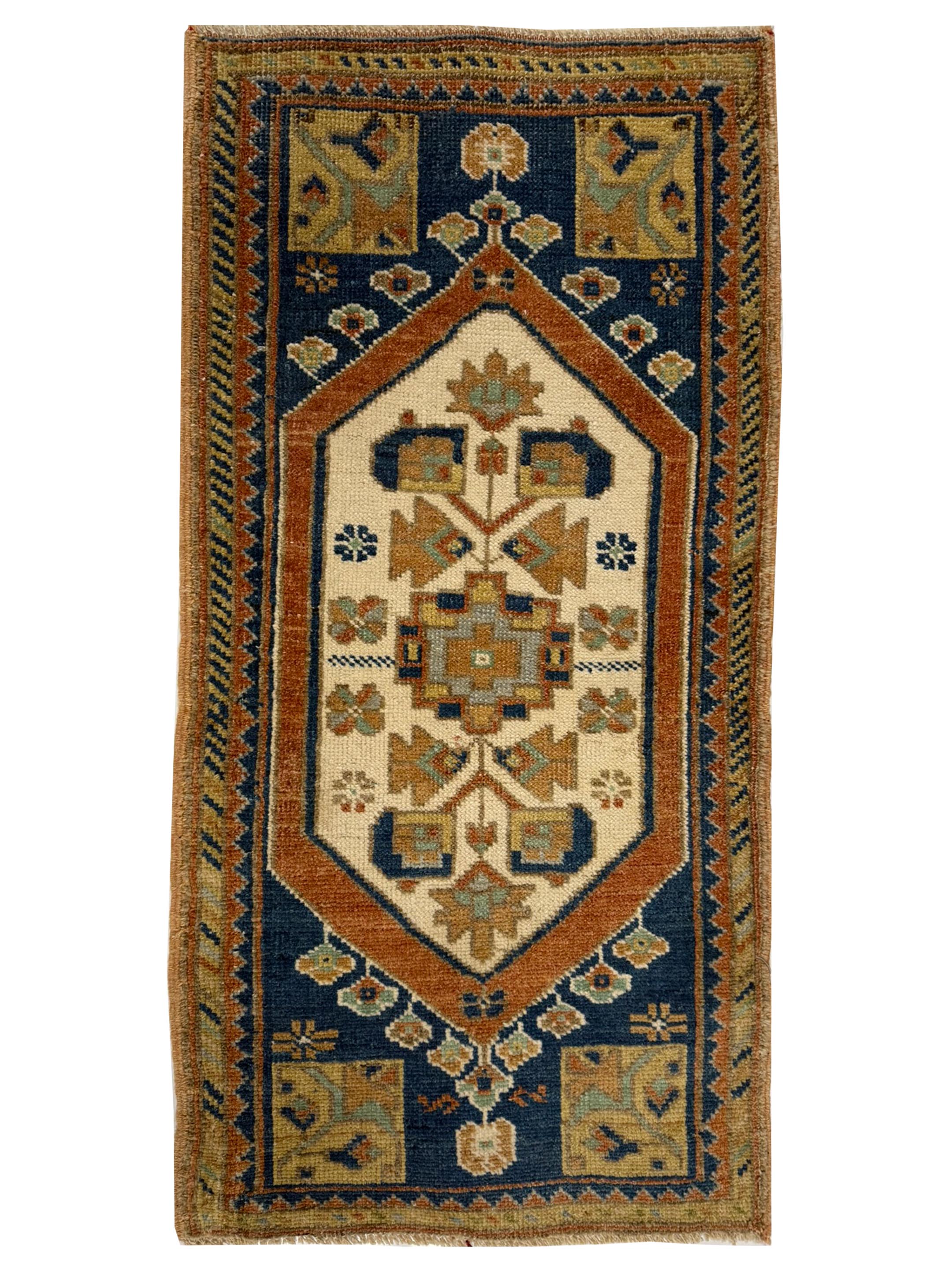 Anatolian Hand Knotted Ivory 2x3
