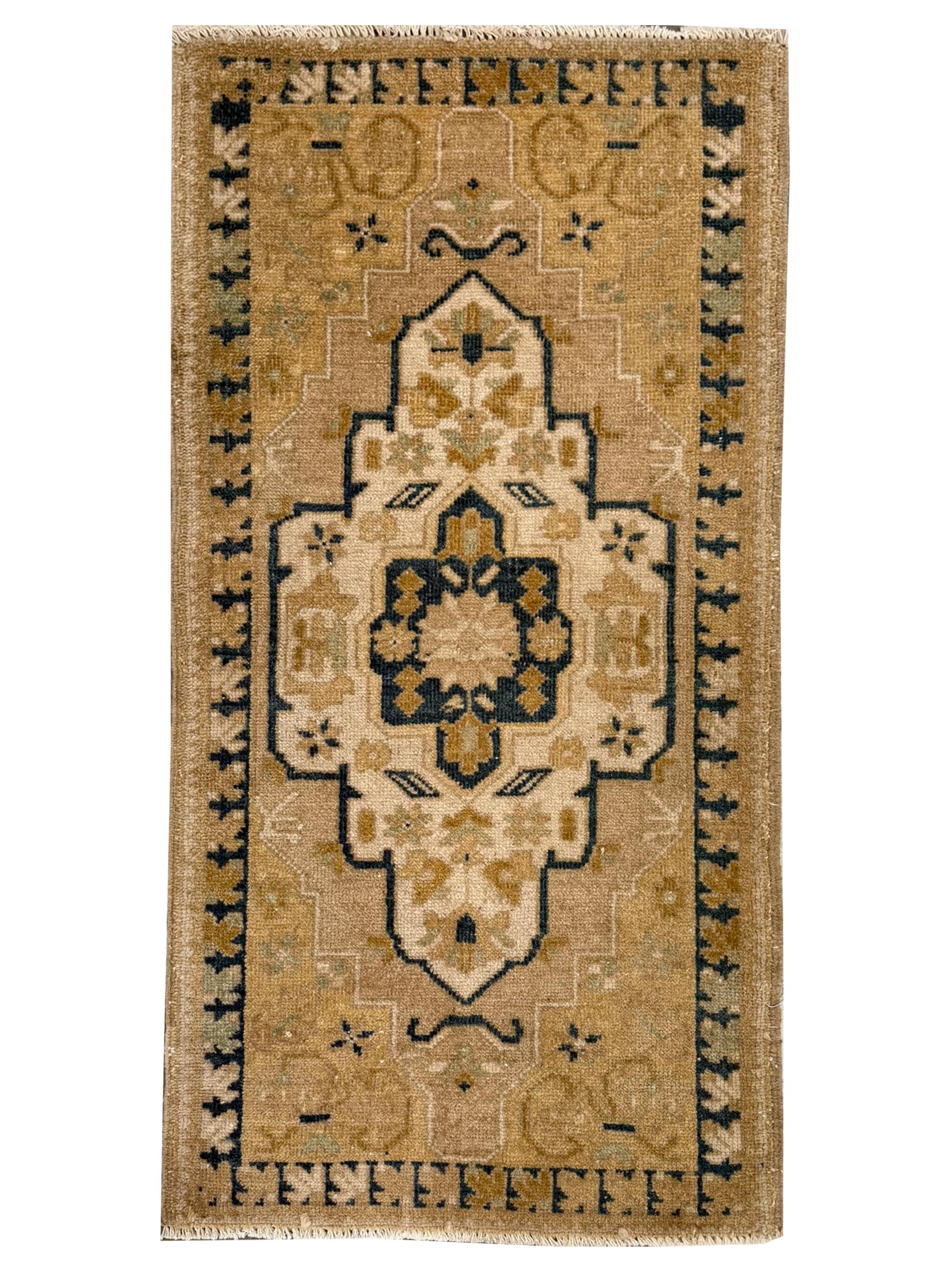 Anatolian Hand Knotted Ivory 2x3
