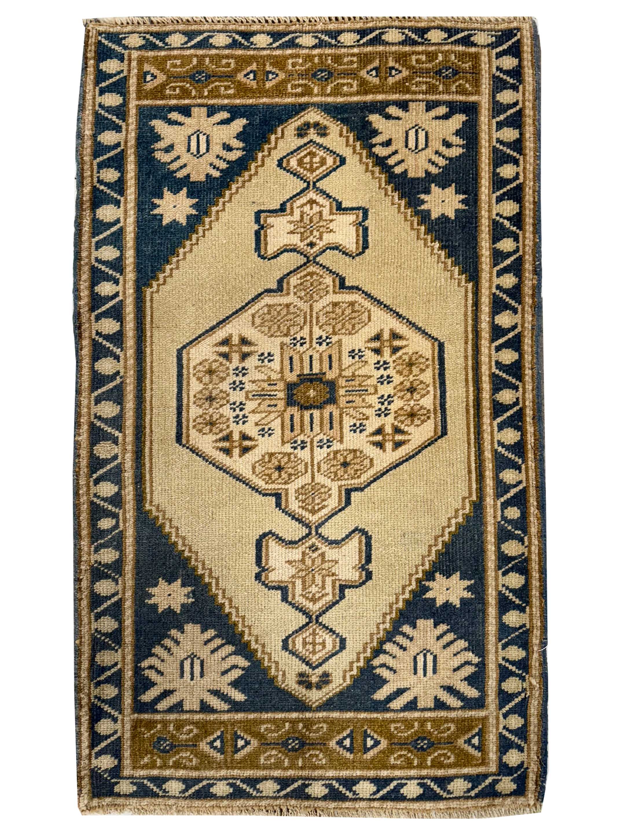 Anatolian Hand Knotted Blue 2x3