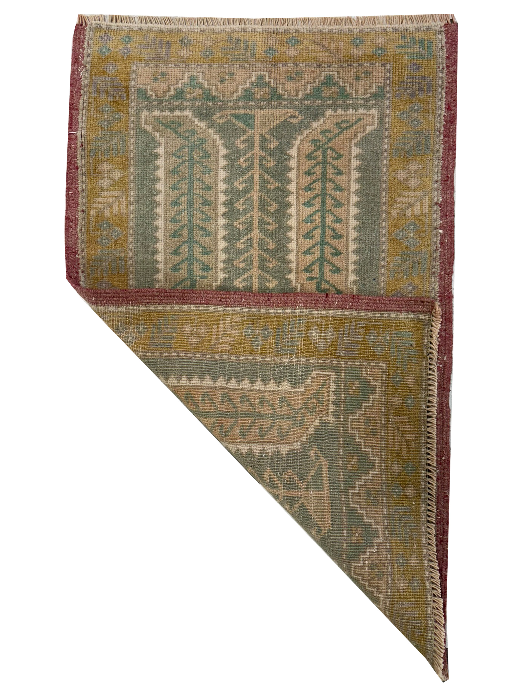Anatolian Hand Knotted Teal 2x3 - Image 2 of 2