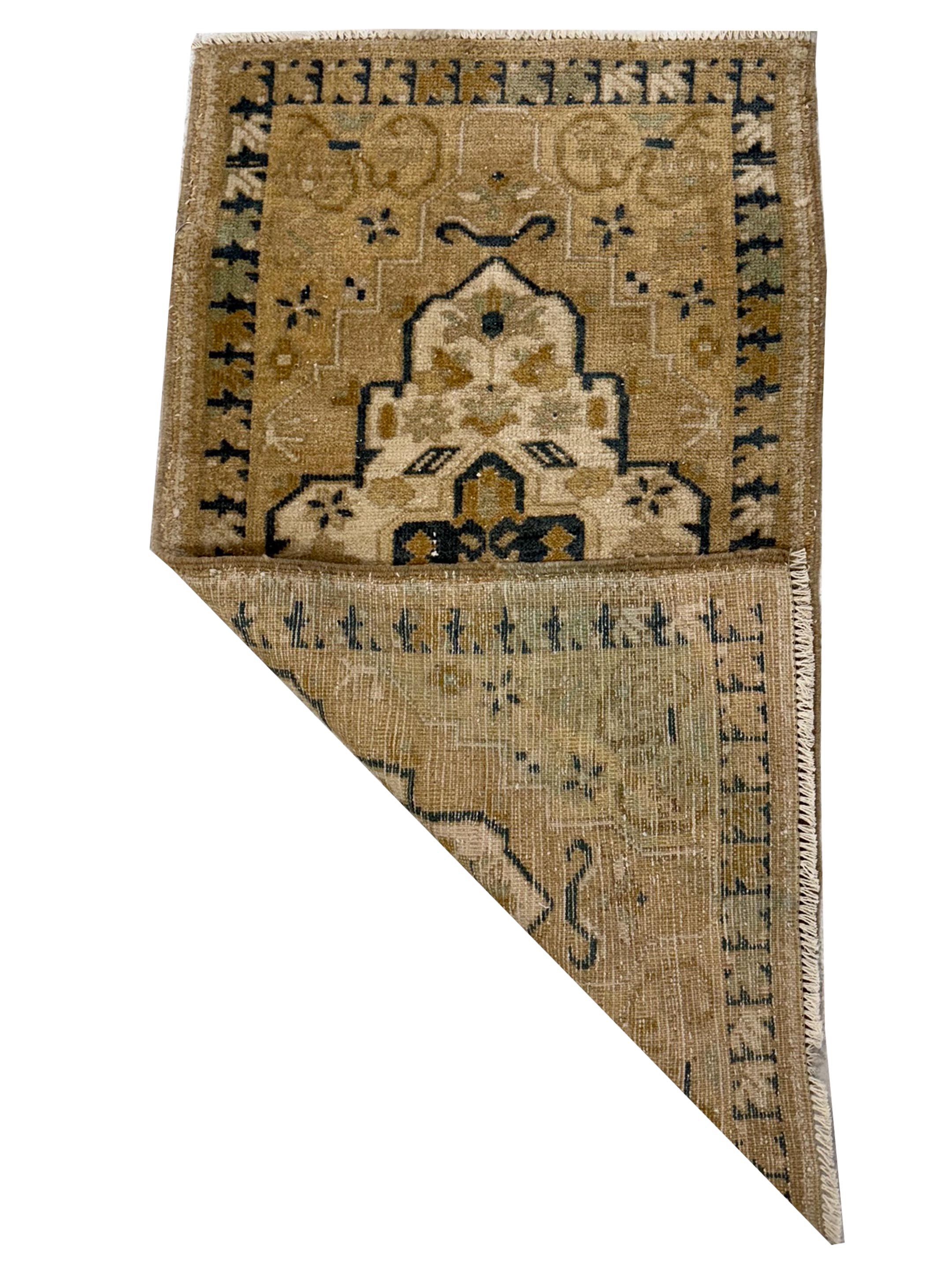 Anatolian Hand Knotted Beige 2x3 - Image 2 of 2