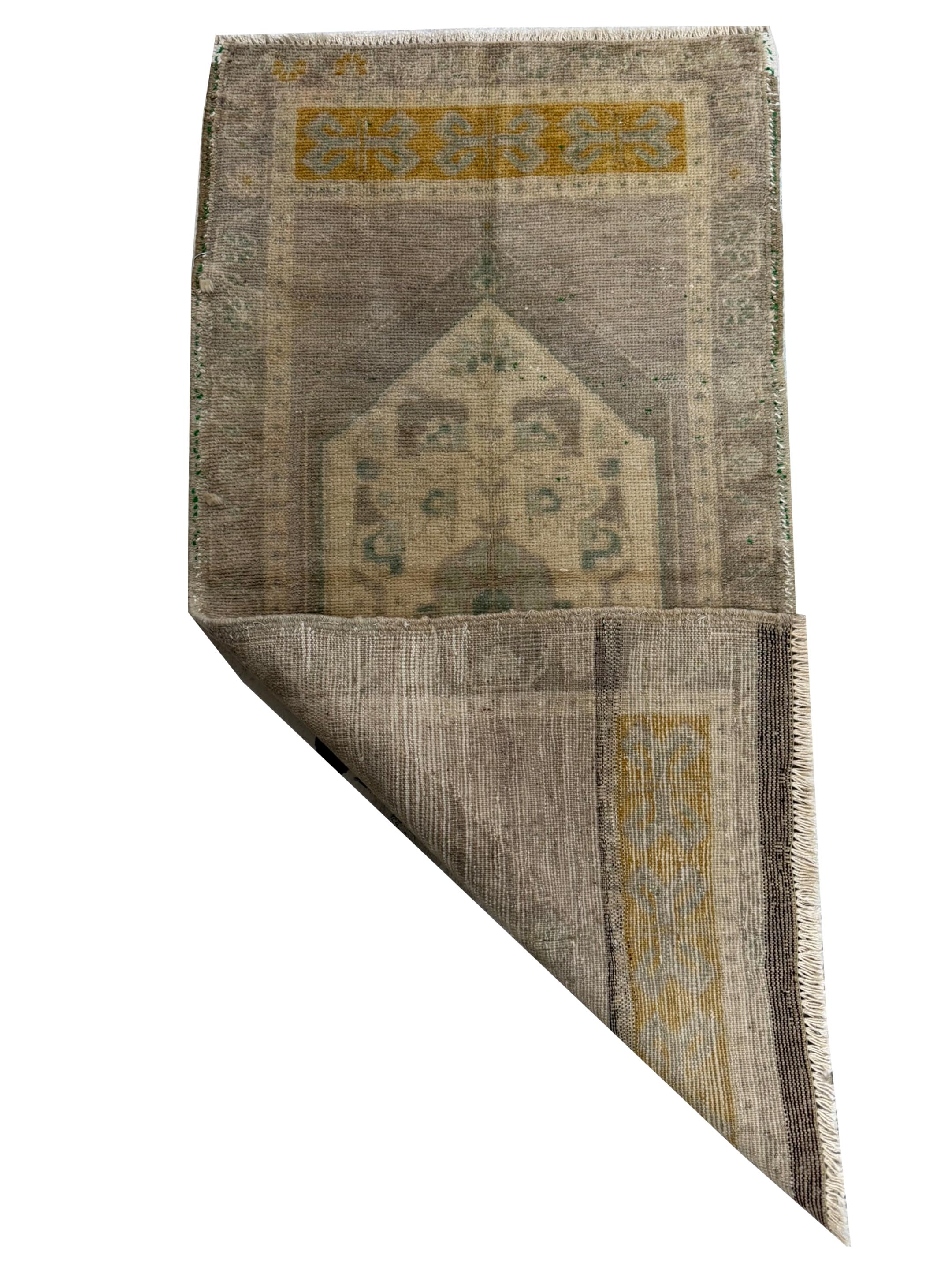 Anatolian Hand Knotted Beige 2x3 - Image 2 of 2