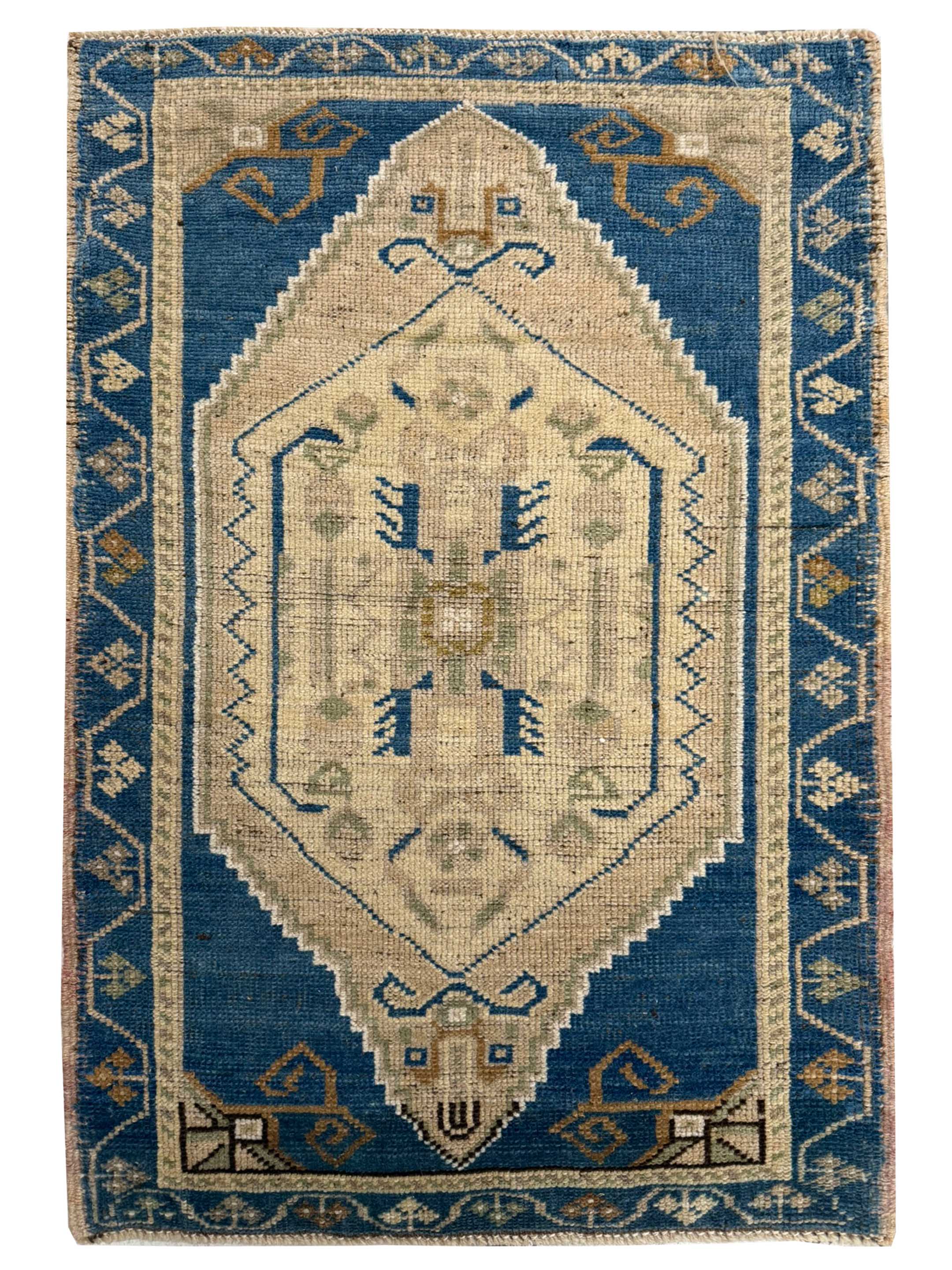Anatolian Hand Knotted Blue 2x3