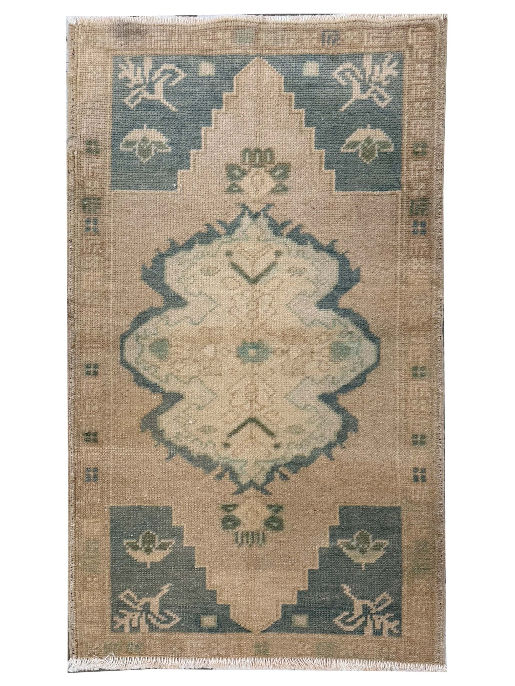 Anatolian Hand Knotted Teal 2x3