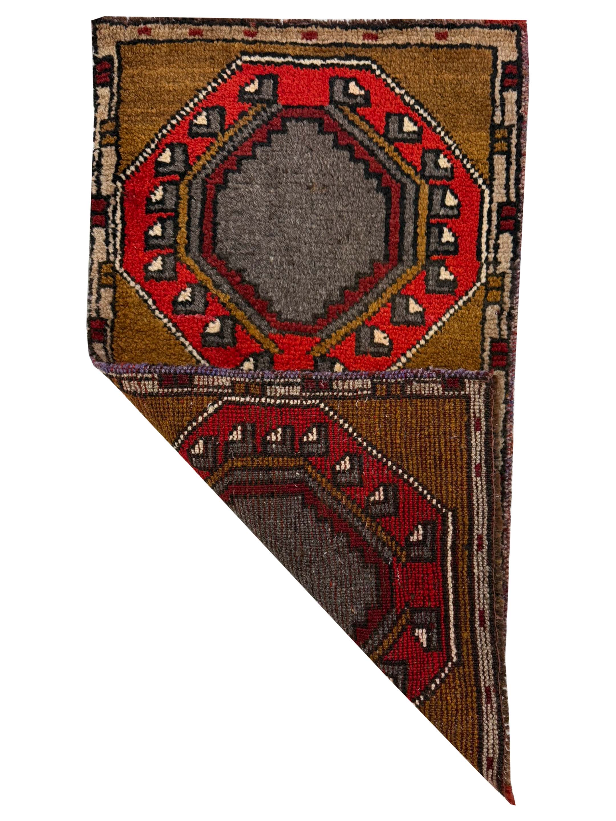 Anatolian Hand Knotted Brown 2x3 - Image 2 of 2