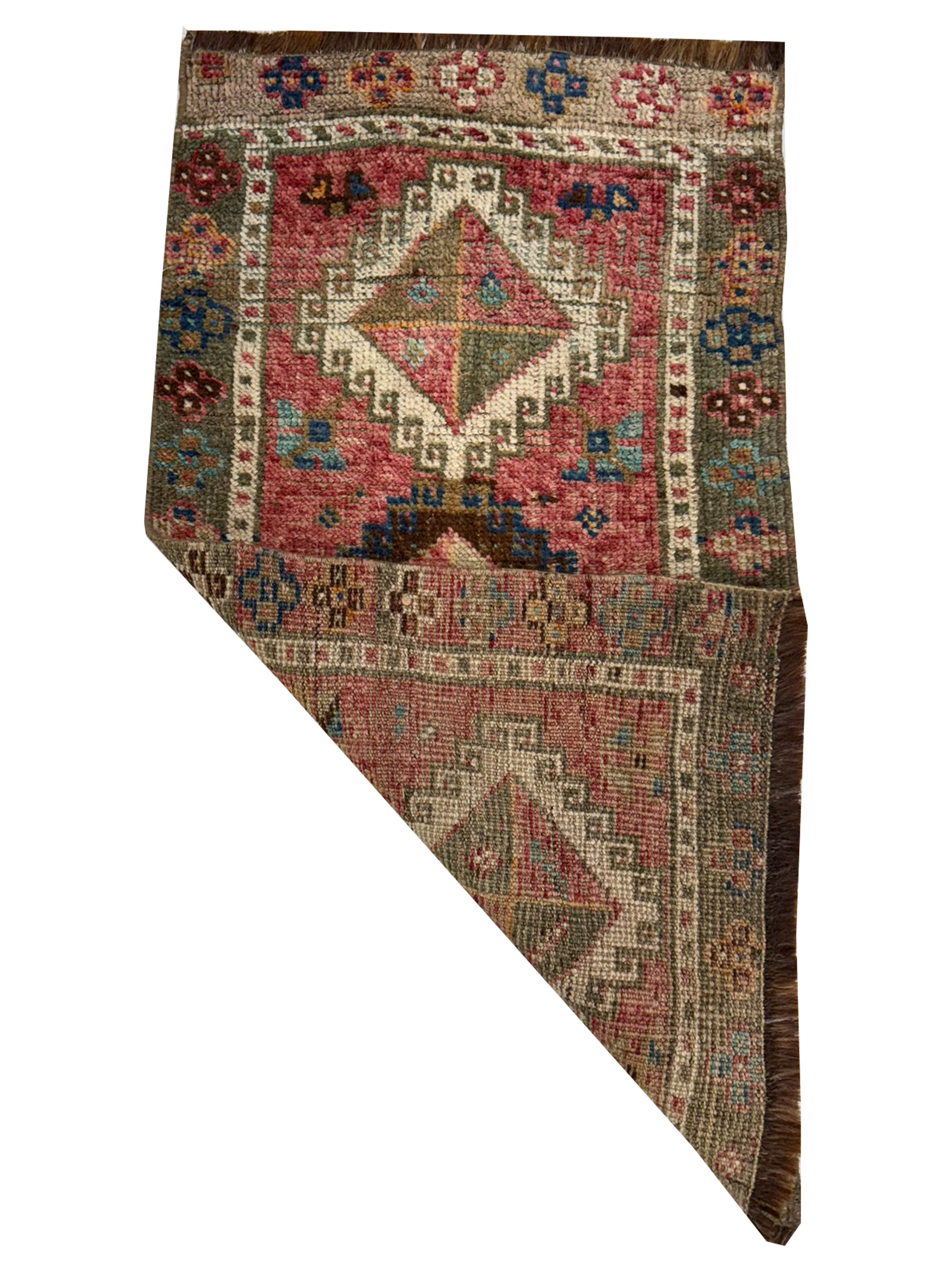 Anatolian Hand Knotted Orange 2x3 - Image 2 of 2