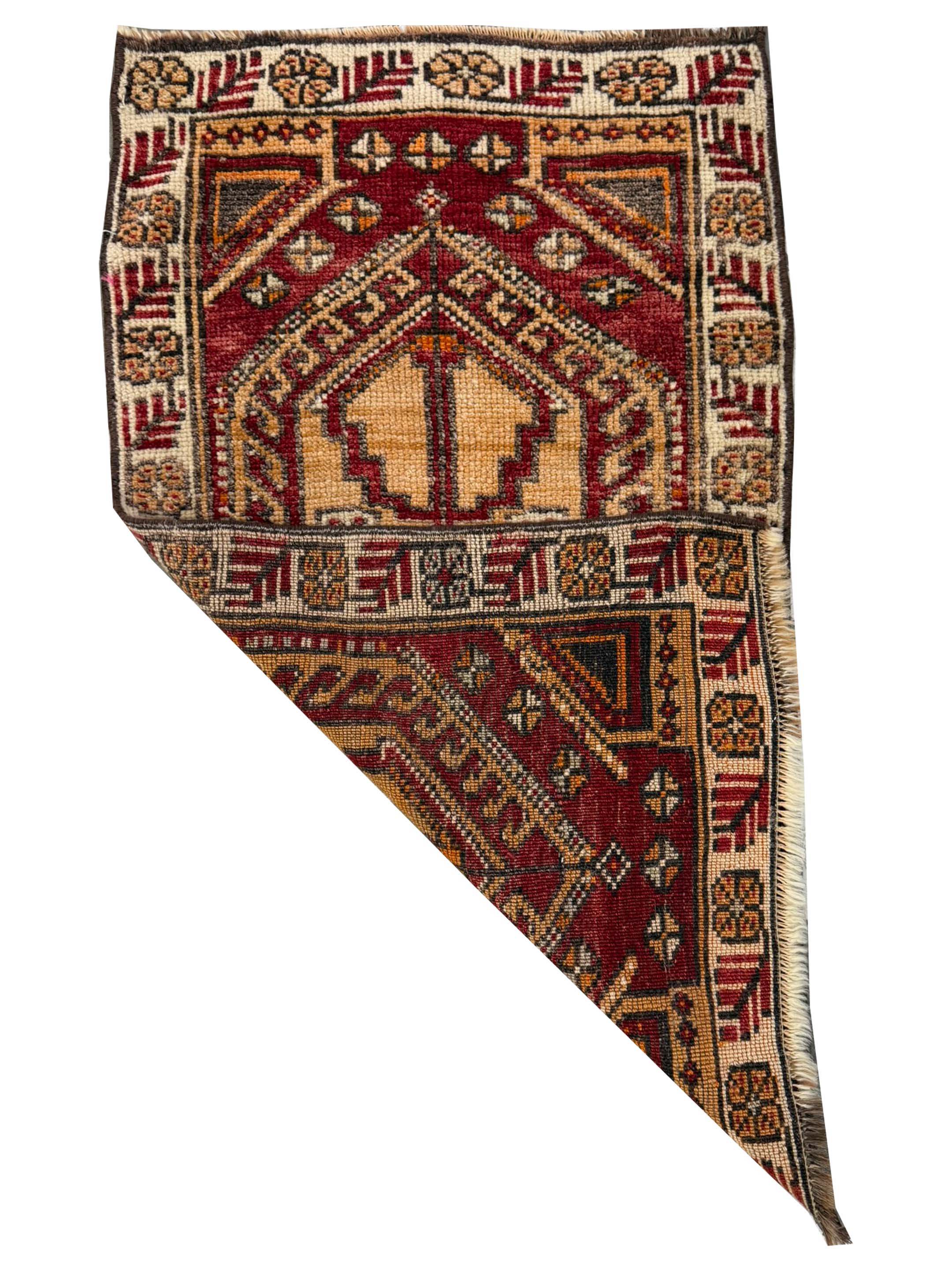 Anatolian Hand Knotted Rust 2x3 - Image 2 of 2
