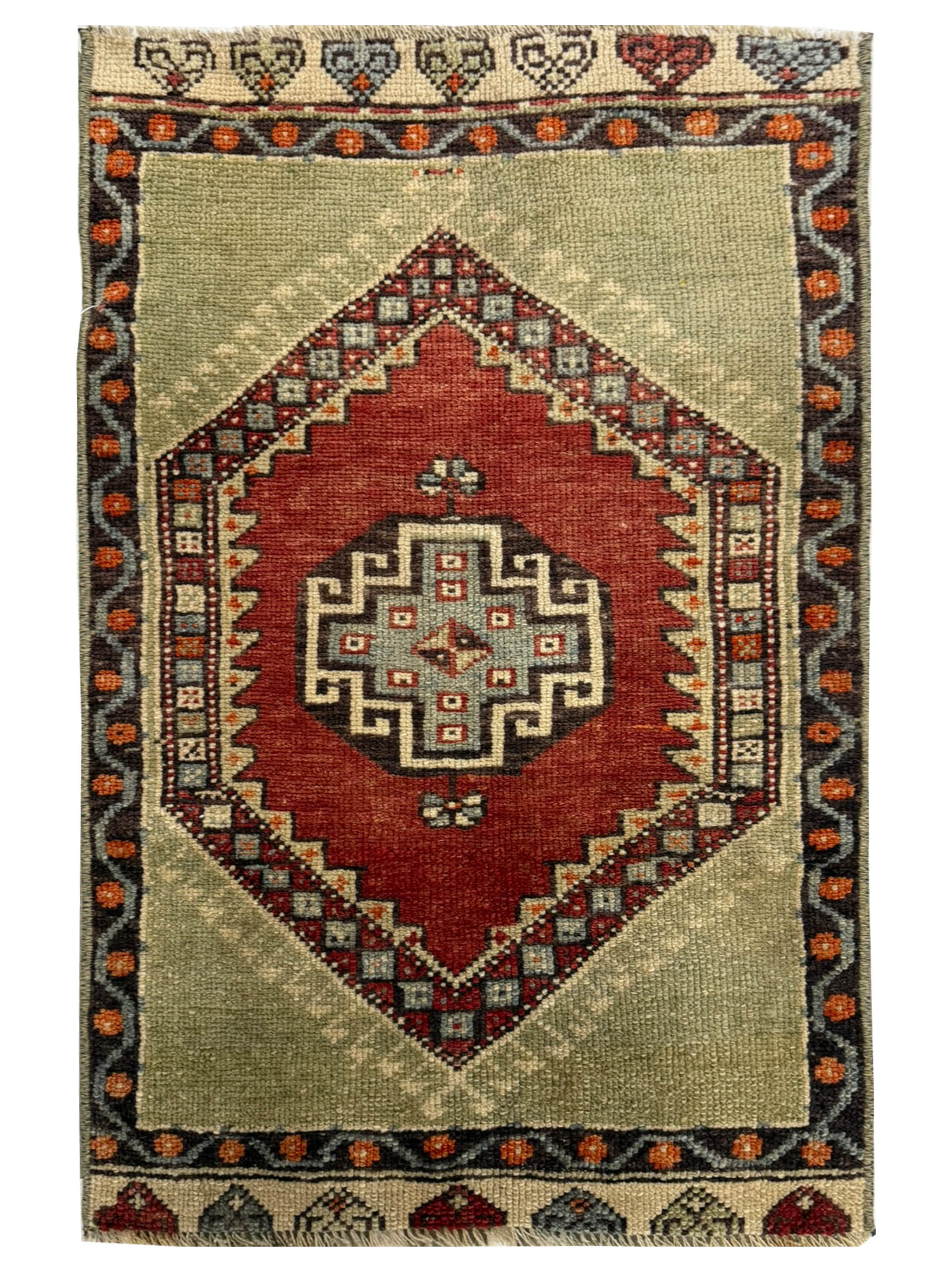 Anatolian Hand Knotted Green 2x3