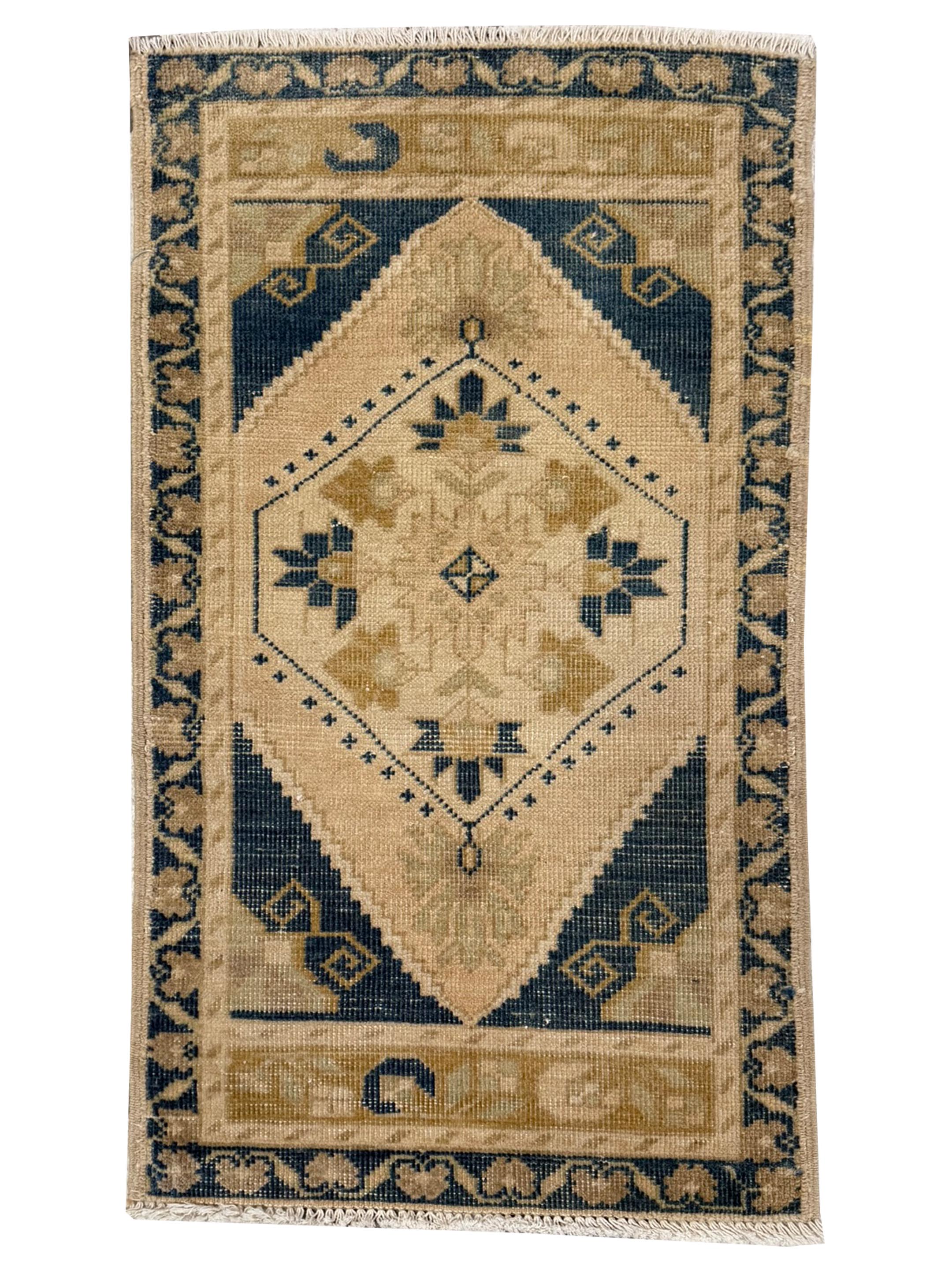Anatolian Hand Knotted Blue 2x3