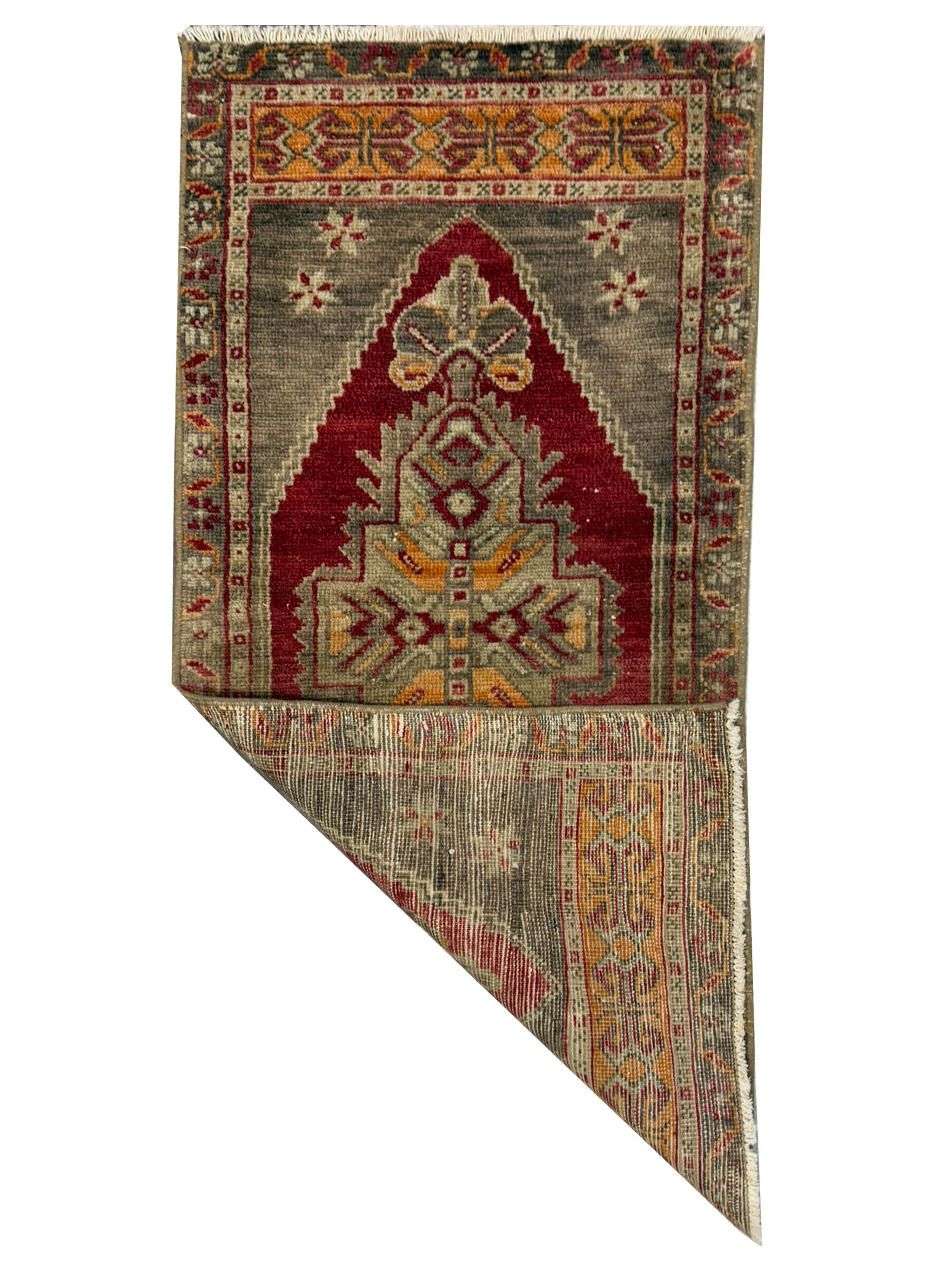 Anatolian Hand Knotted Rust 2x3 - Image 2 of 2