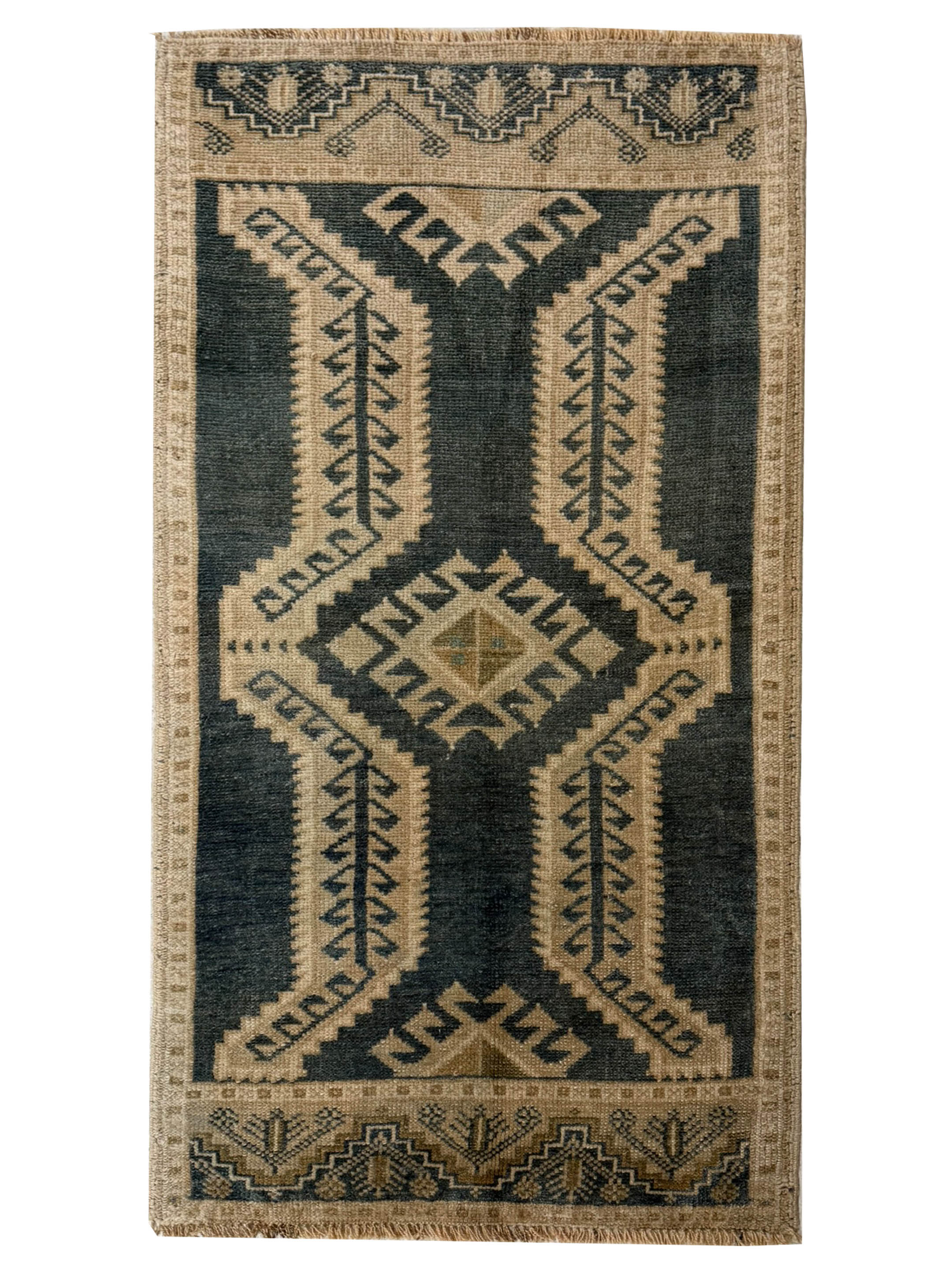 Anatolian Hand Knotted Teal 2x3