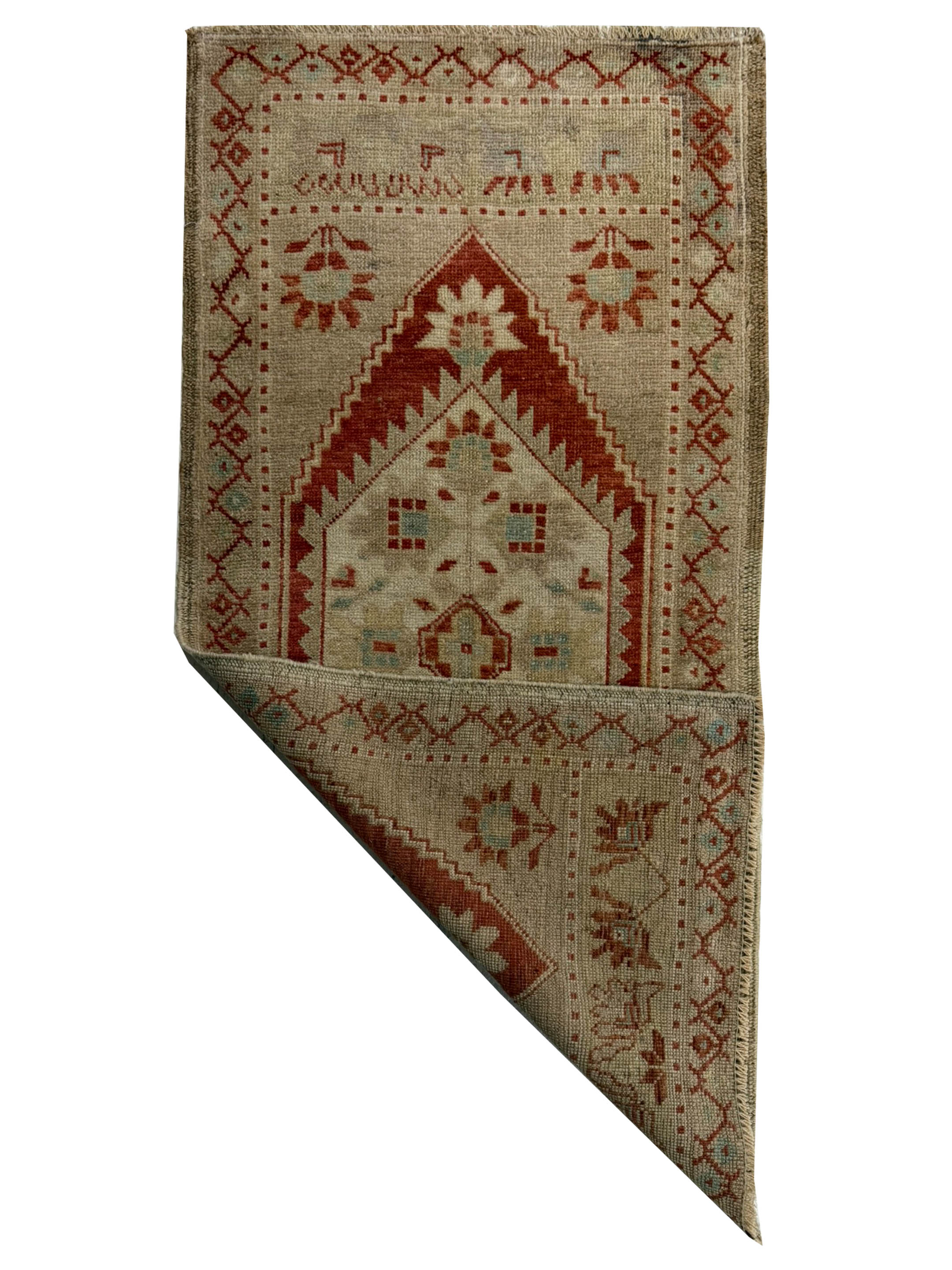 Anatolian Hand Knotted Teal 2x3 - Image 2 of 2