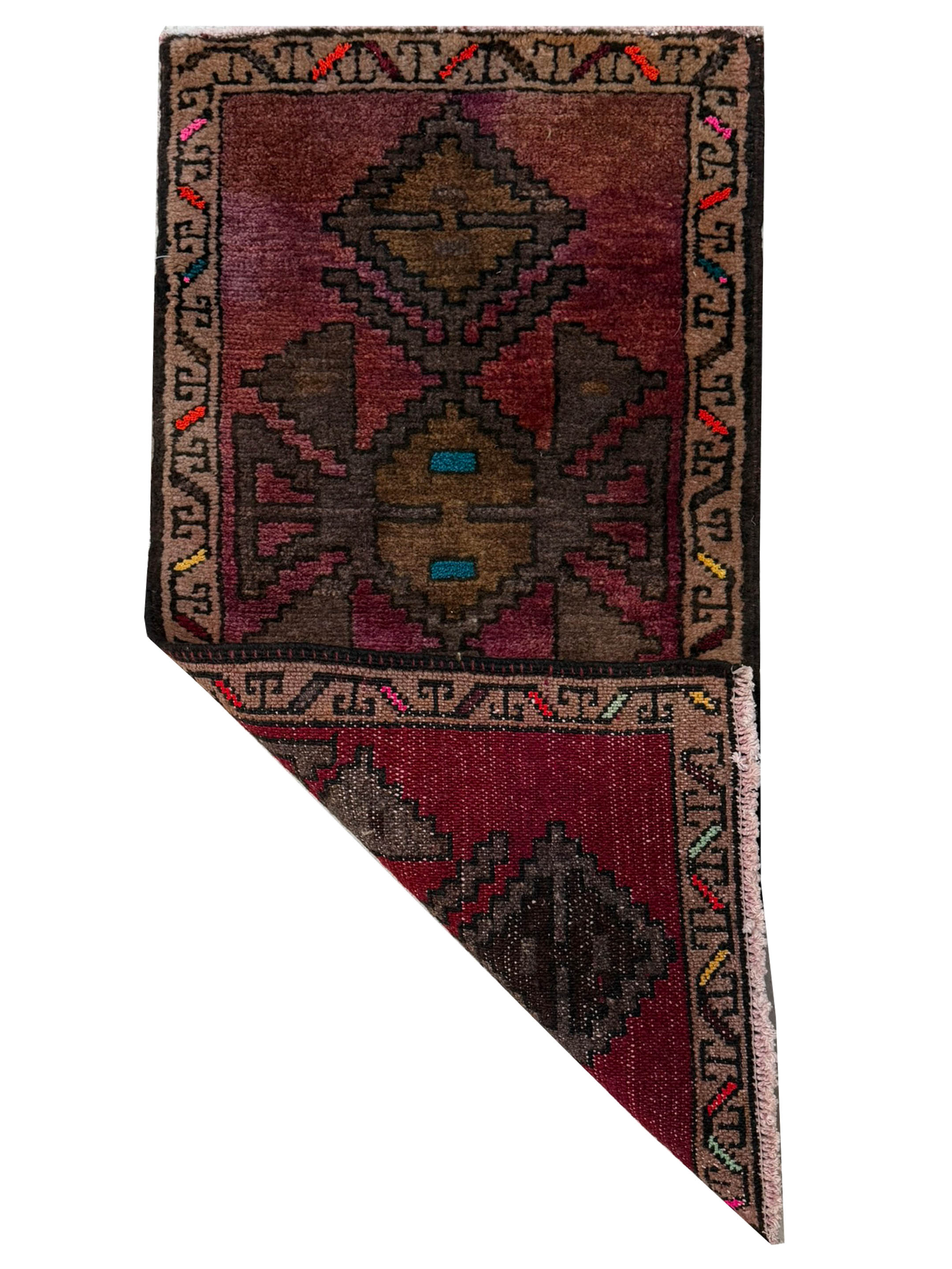 Anatolian Hand Knotted Pink 2x3 - Image 2 of 2