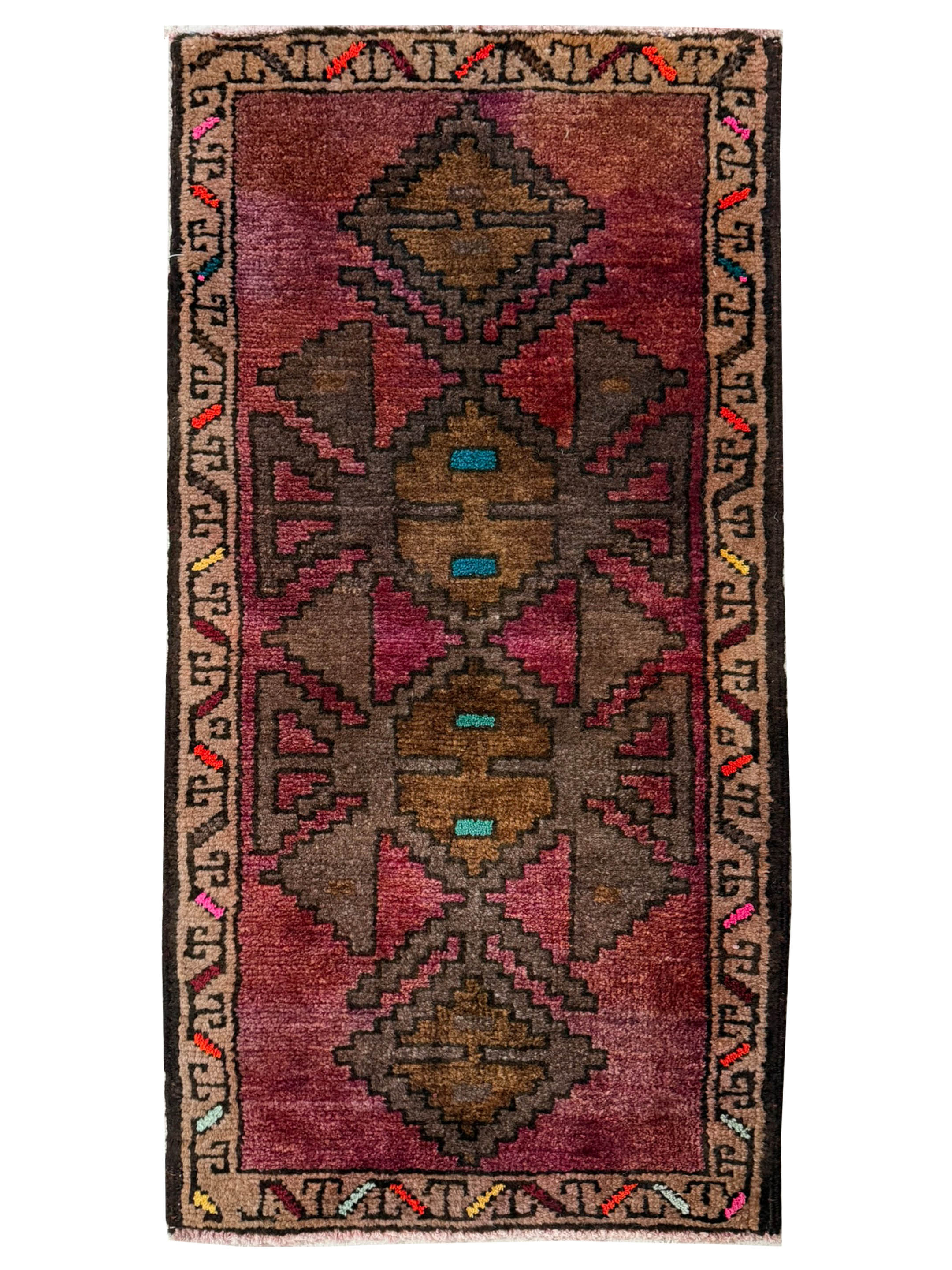 Anatolian Hand Knotted Pink 2x3
