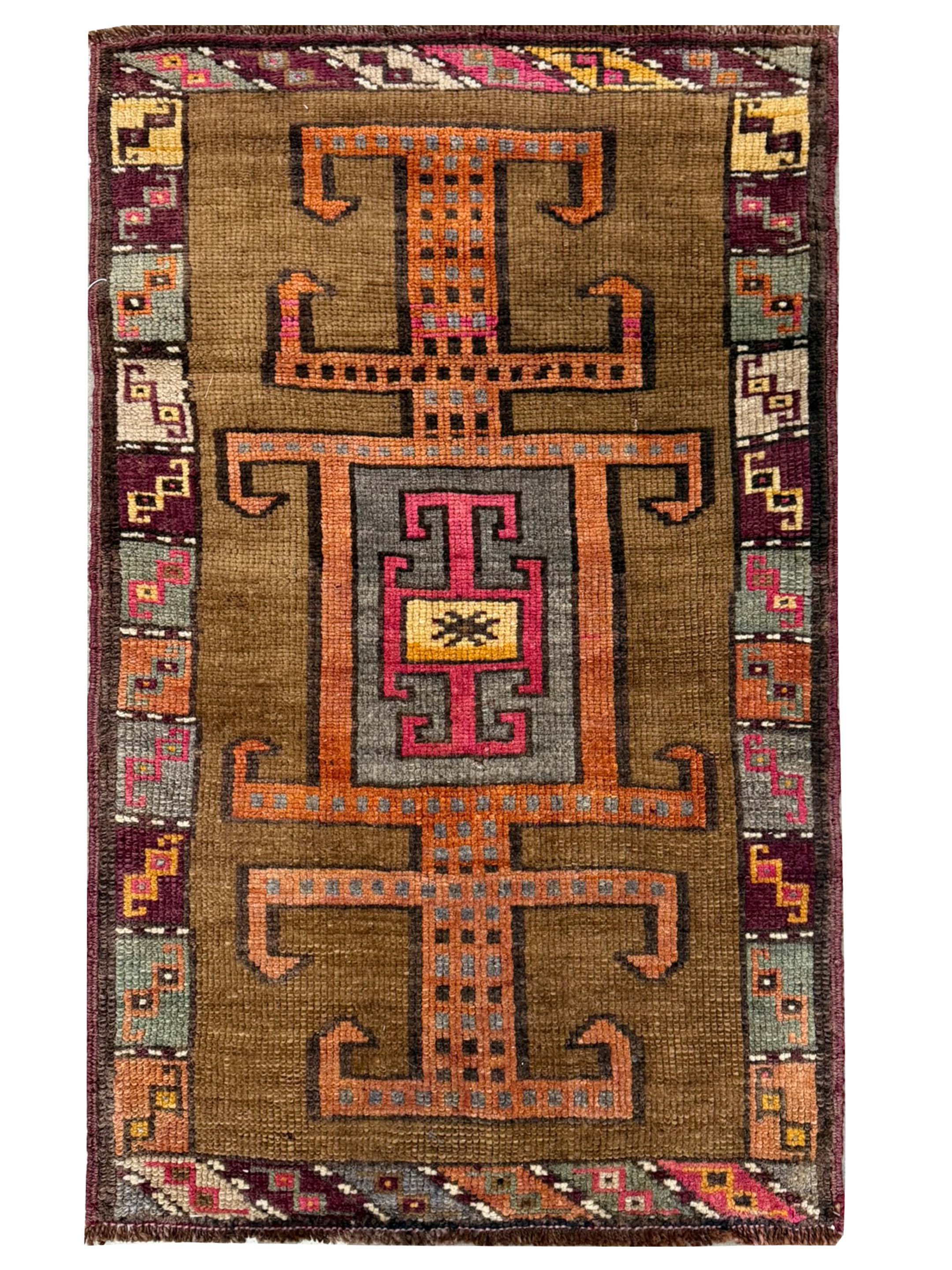Anatolian Hand Knotted Brown 2x3