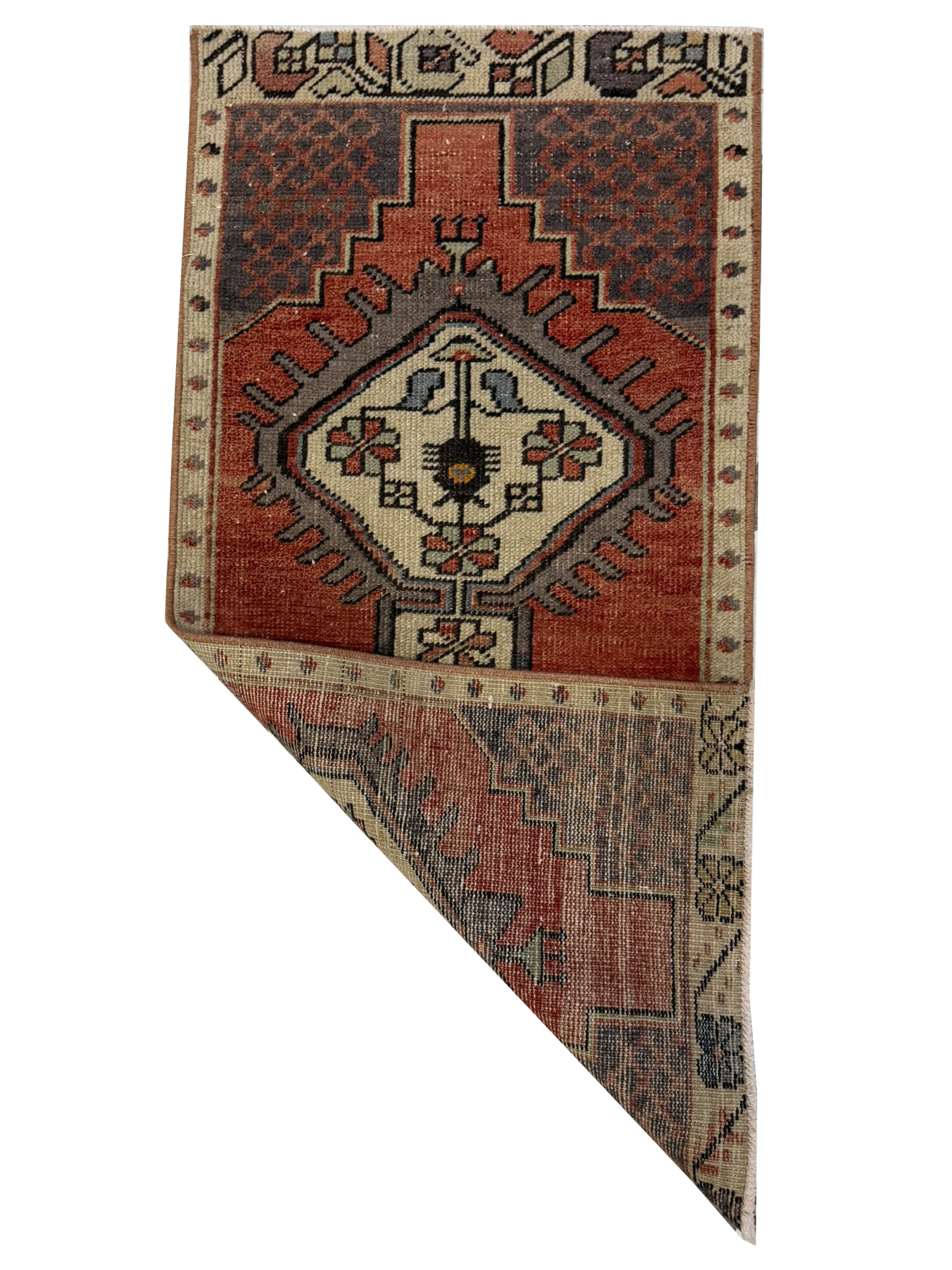 Anatolian Hand Knotted Rust 2x3 - Image 2 of 2