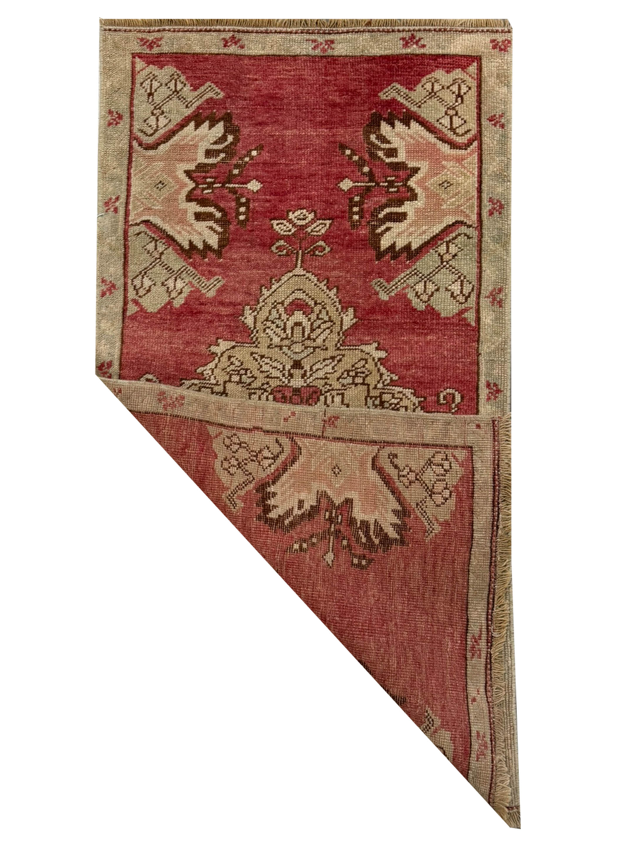 Anatolian Hand Knotted Orange 2x3 - Image 2 of 2