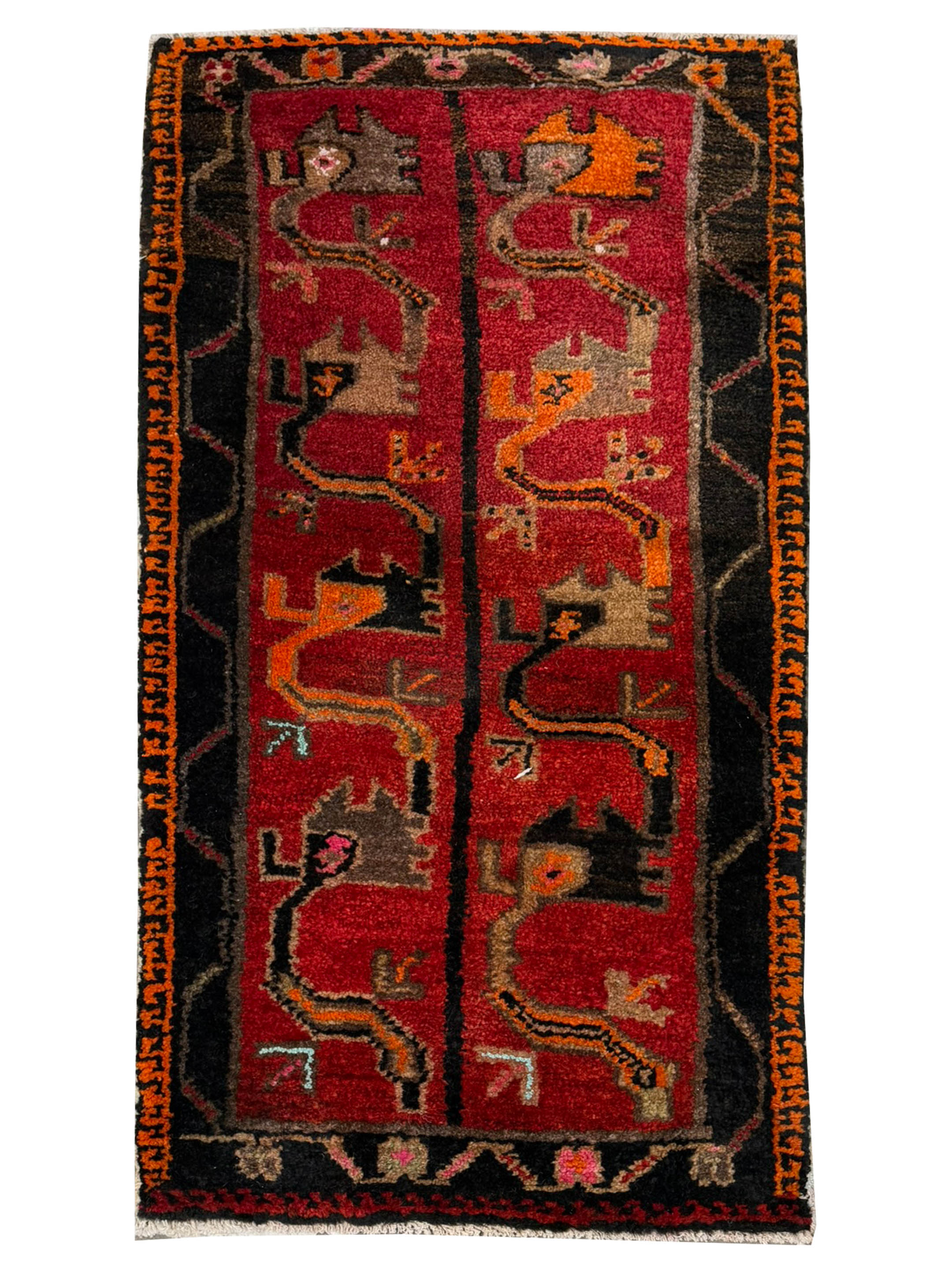 Anatolian Hand Knotted Orange 2x3