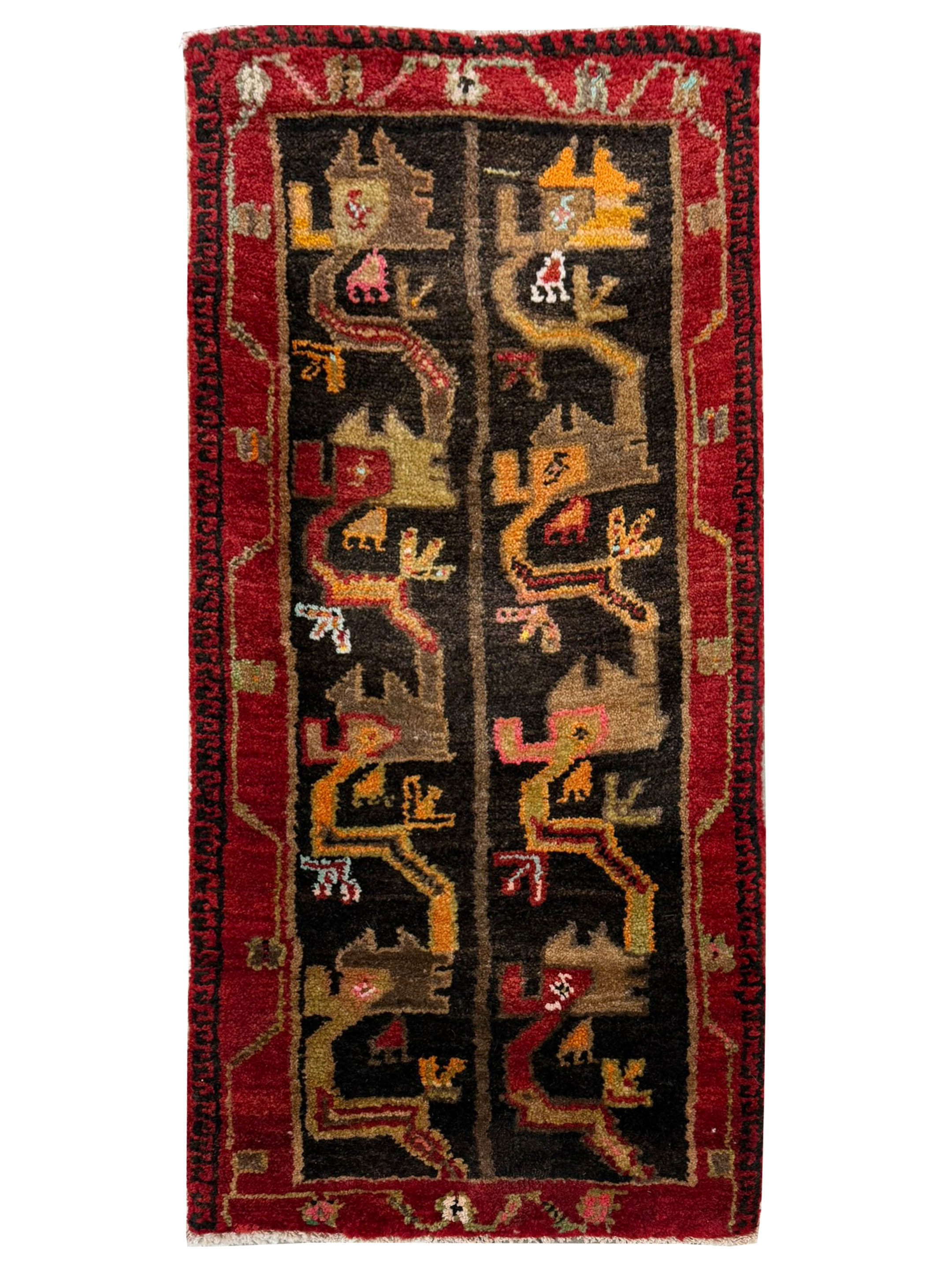 Anatolian Hand Knotted Orange 2x3