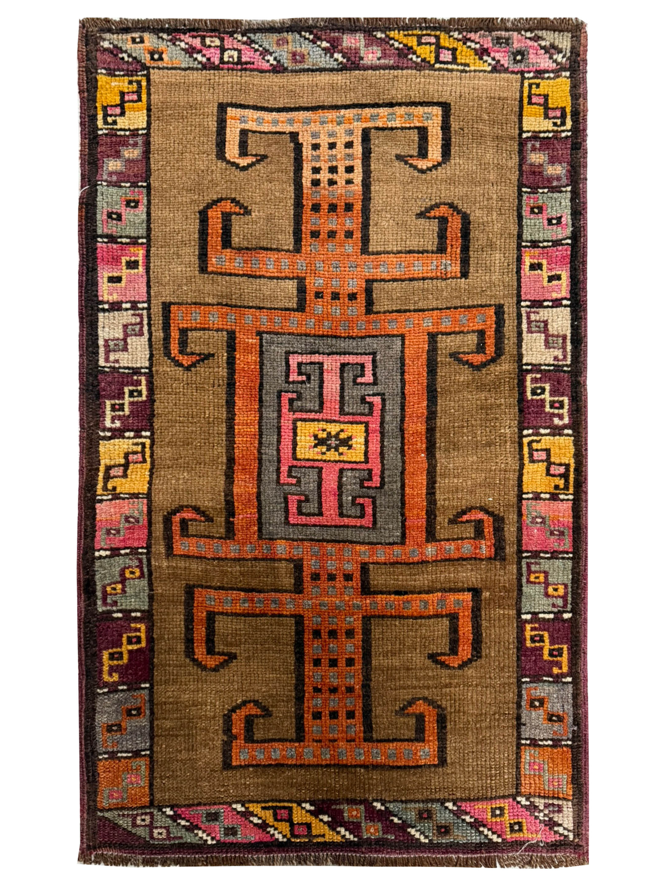 Anatolian Hand Knotted Brown 2x3